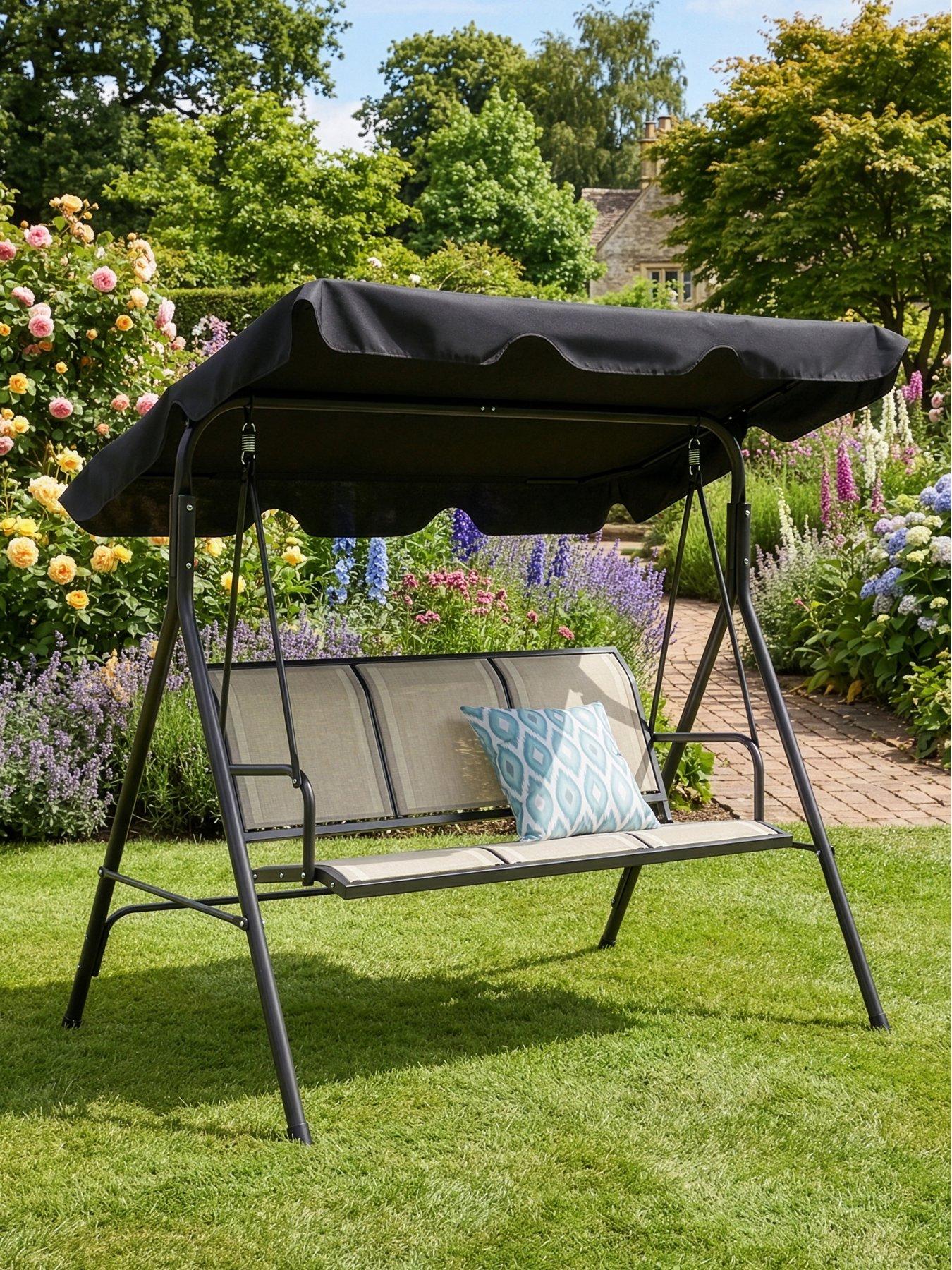 Image 1 of 6 of The Very Collection Province 3 Seater Swing