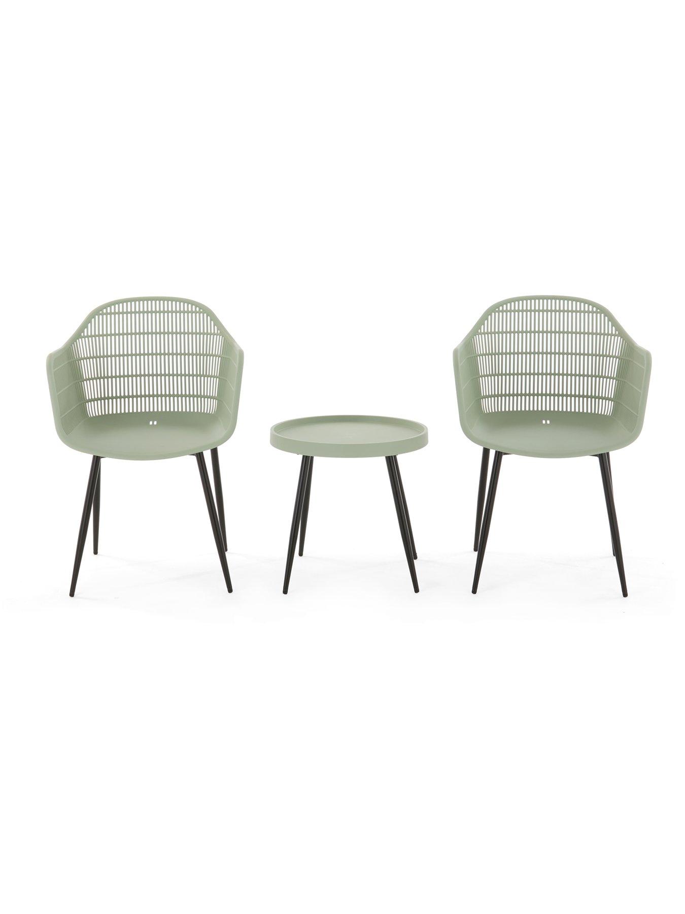Image 3 of 7 of The Very Collection Porto Bistro Set - Soft Green