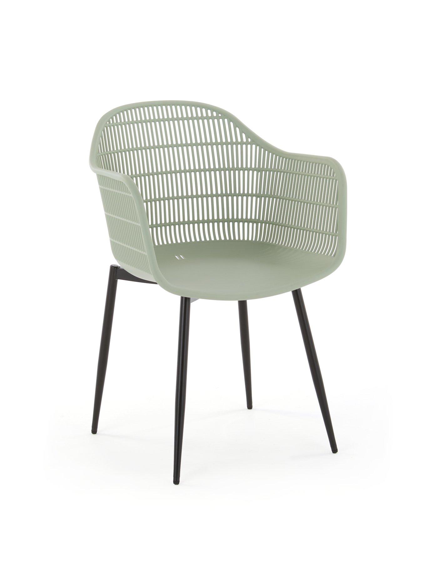Image 4 of 7 of The Very Collection Porto Bistro Set - Soft Green