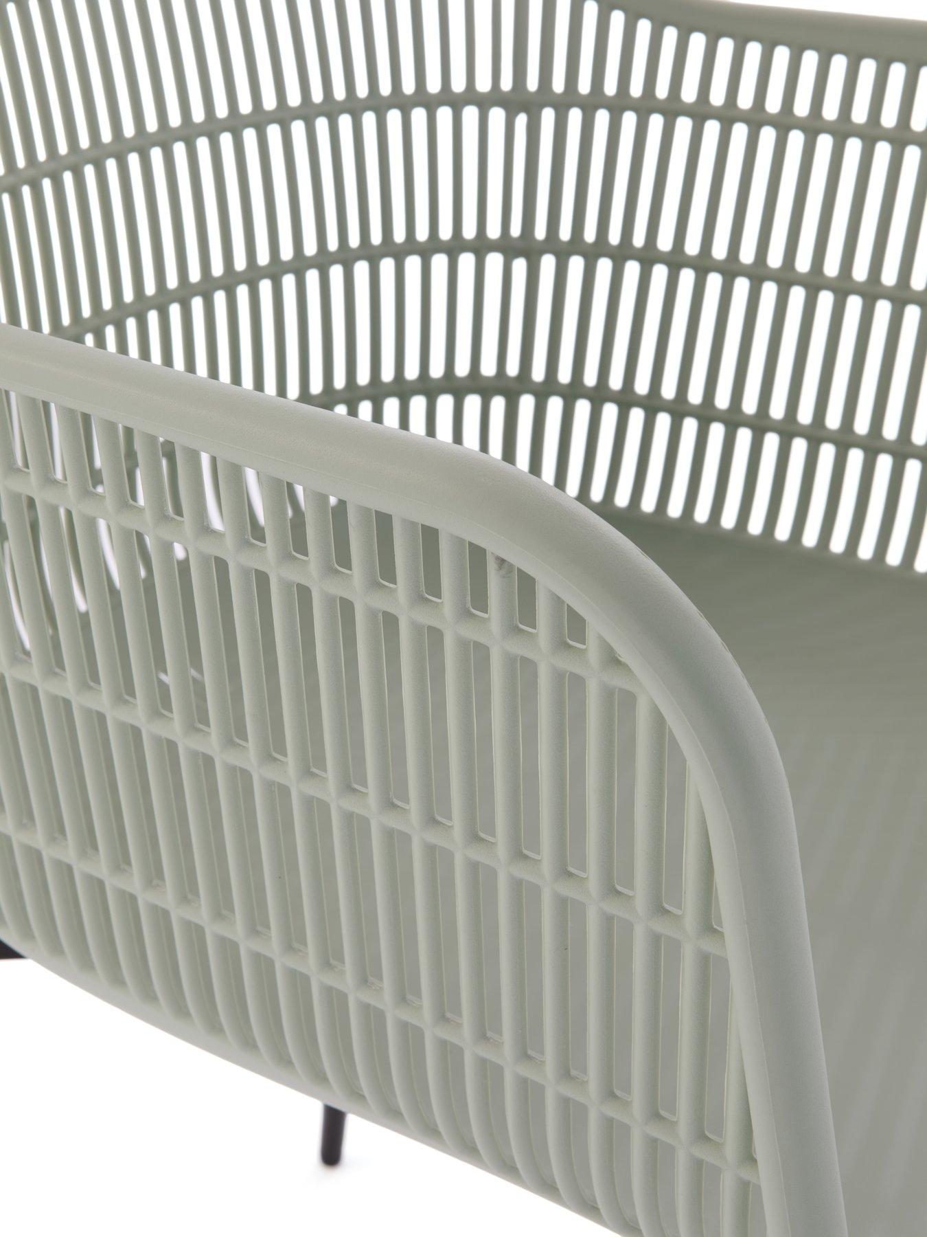 Image 6 of 7 of The Very Collection Porto Bistro Set - Soft Green