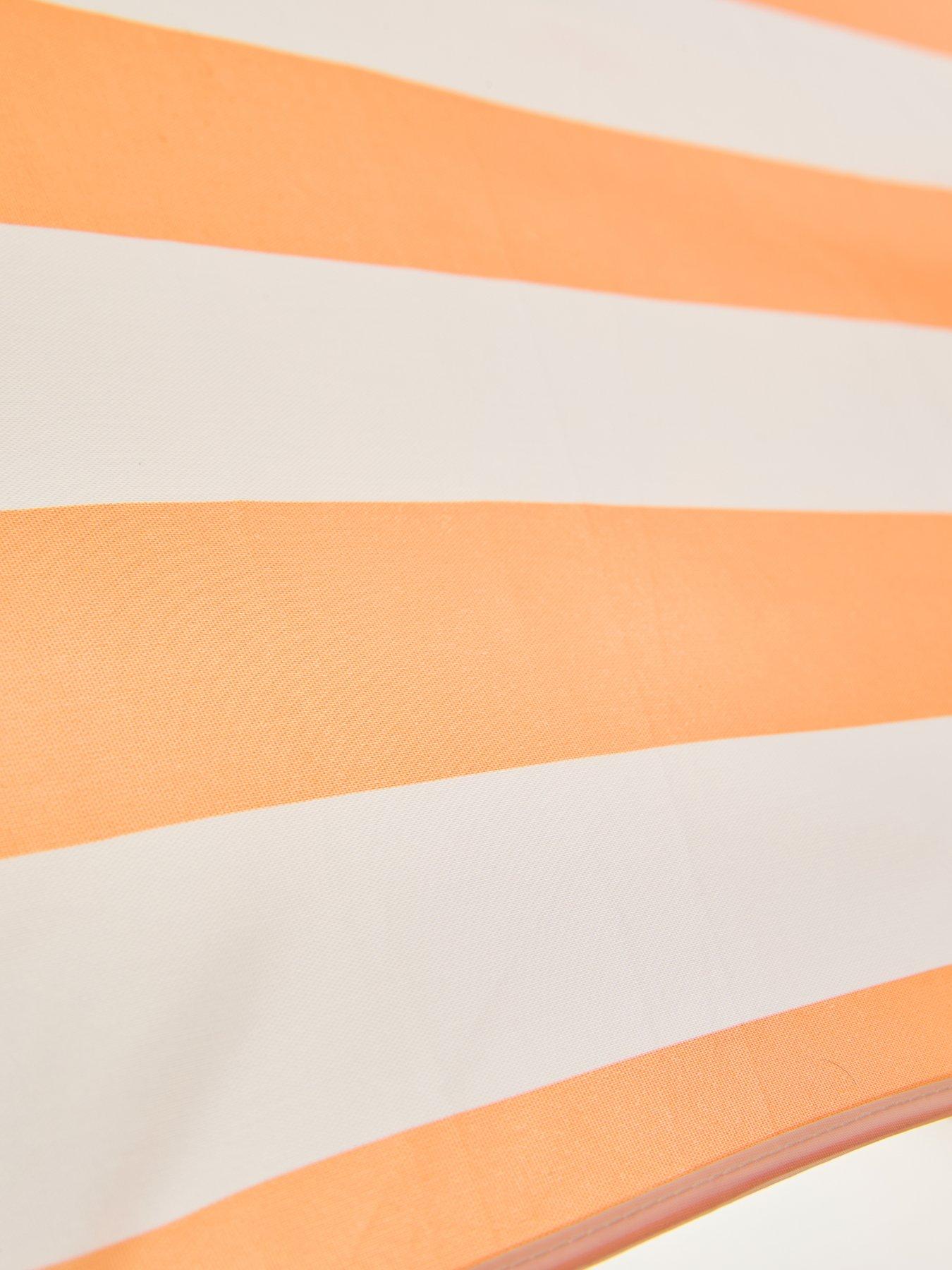Image 5 of 5 of The Very Collection 2M Push Up Parasol - Peach Stripe
