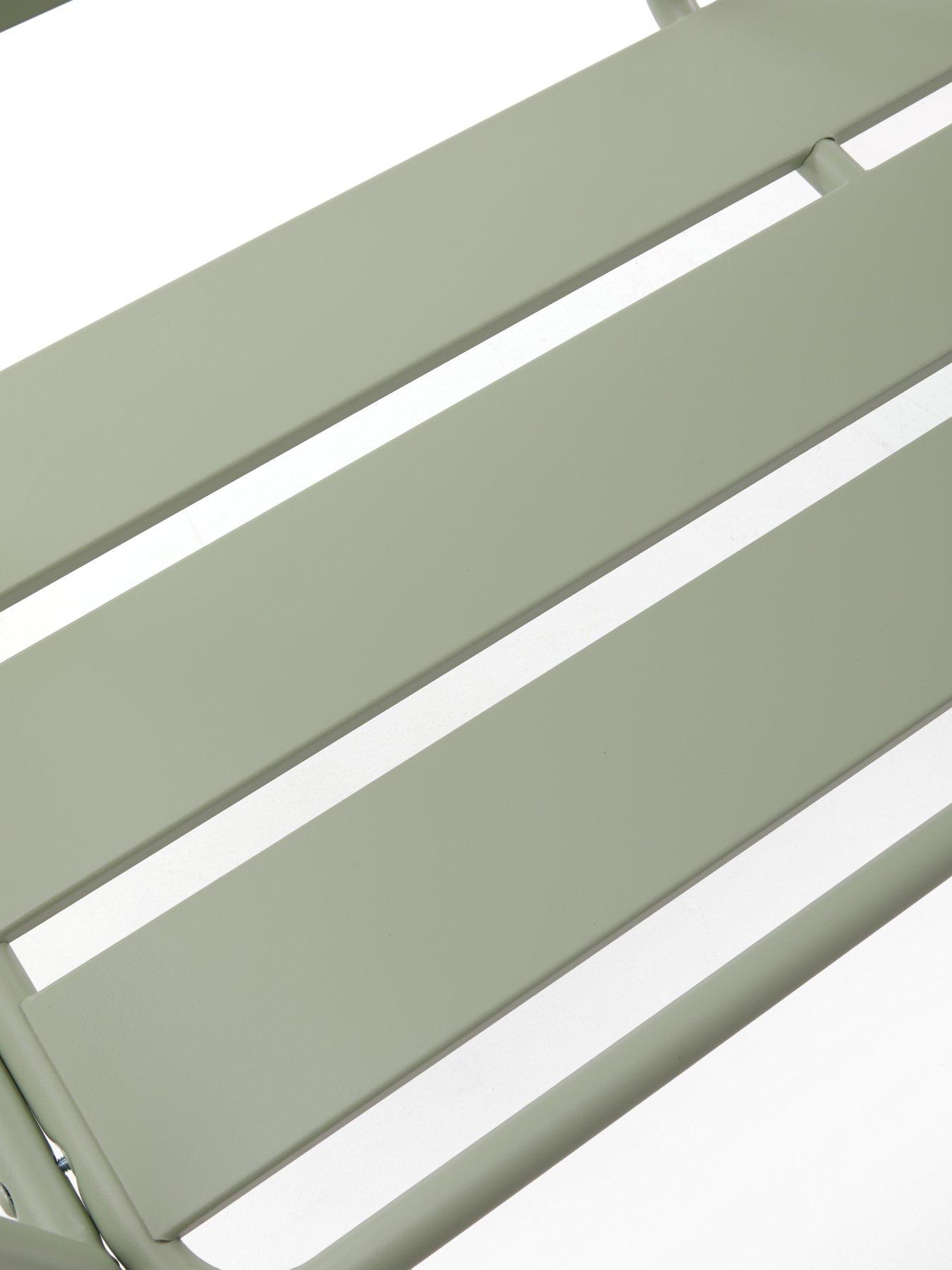 Image 7 of 7 of The Very Collection Metal Bench&nbsp;- Green