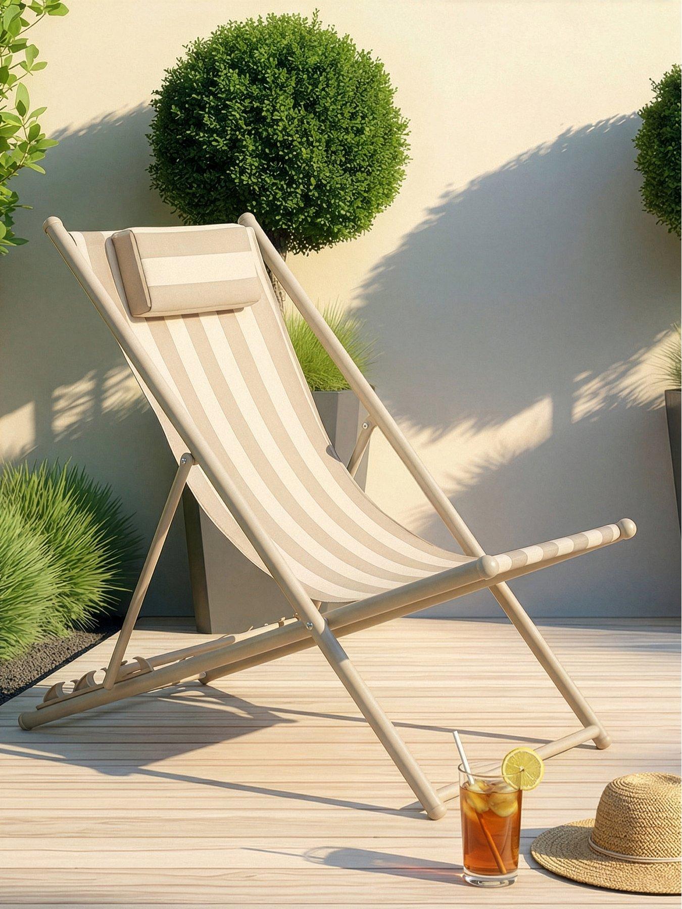 The Very Collection Palm Springs Deckchair Stripe