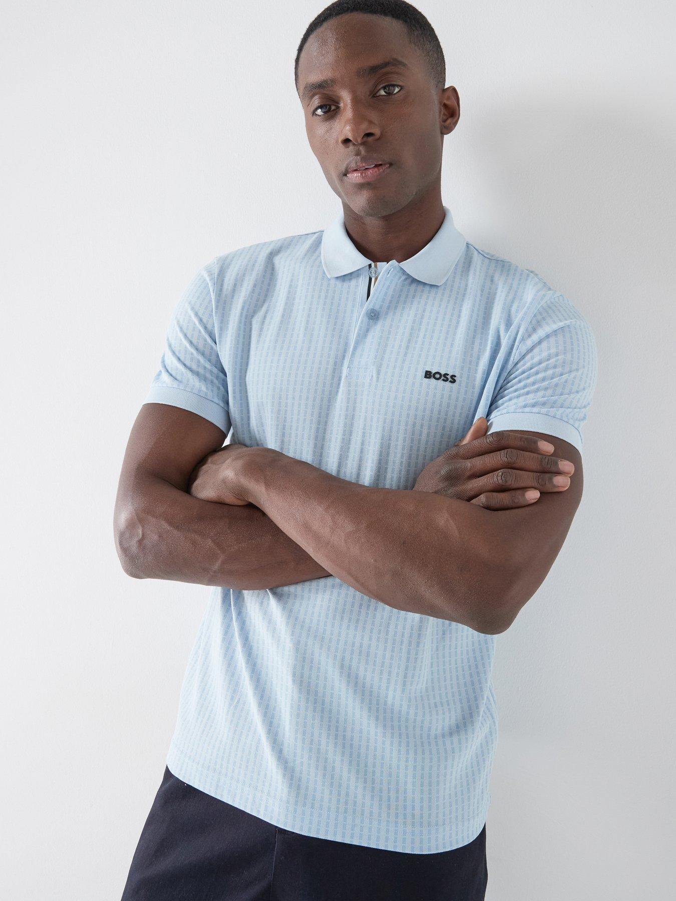 BOSS Mens Golf Birdie 3 Polo Shirt, Blue, Size 2Xl, Men