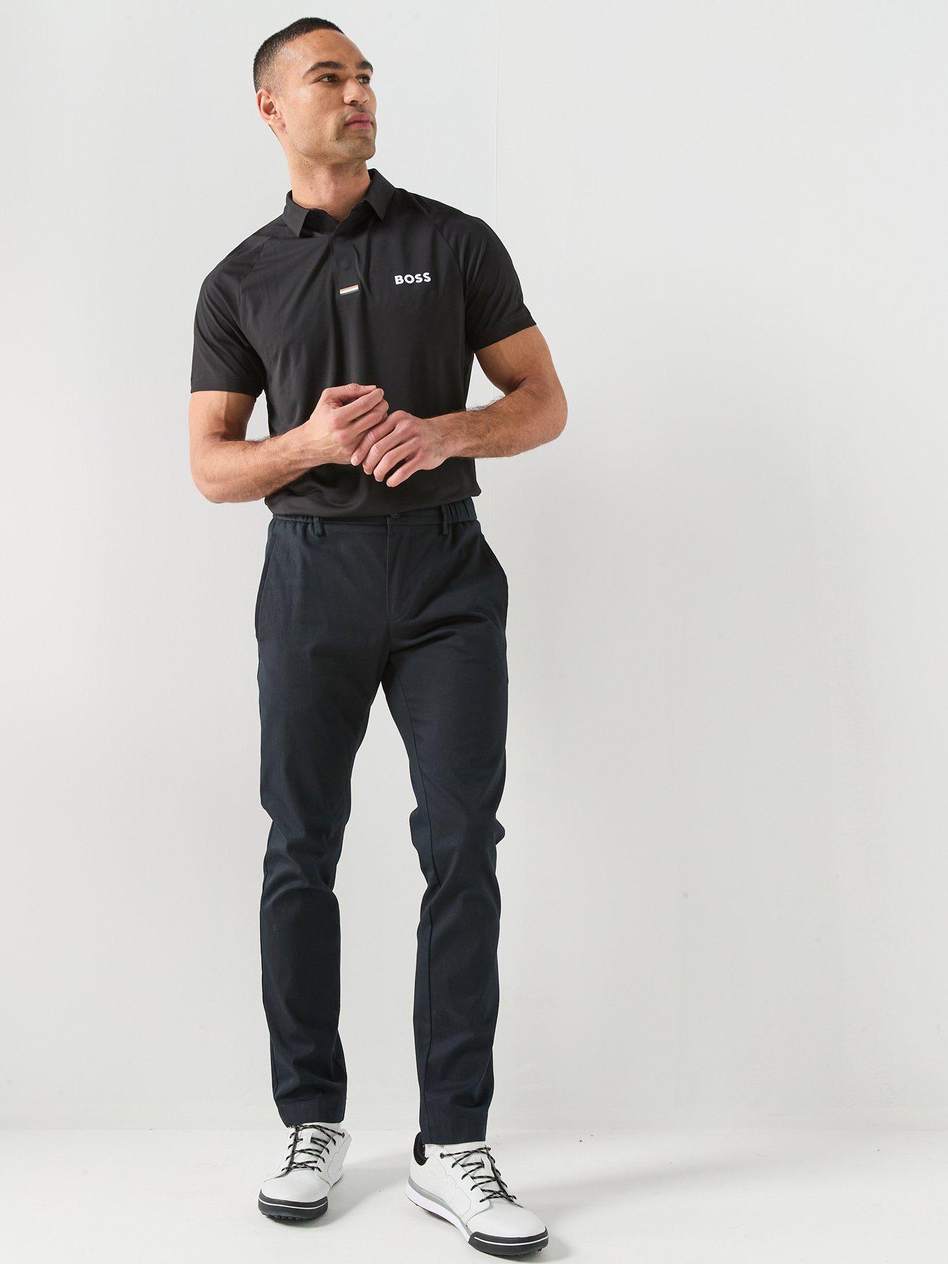 Image 5 of 5 of BOSS Mens Golf Paddytech Polo Shirt - Black