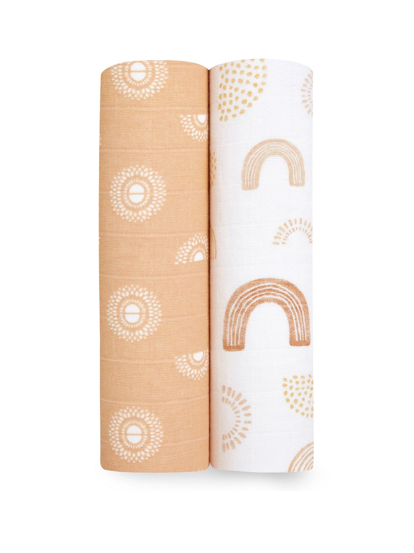 Image 2 of 6 of aden + anais Keep Rising - Large Swaddles 2 Pack Cotton Muslin