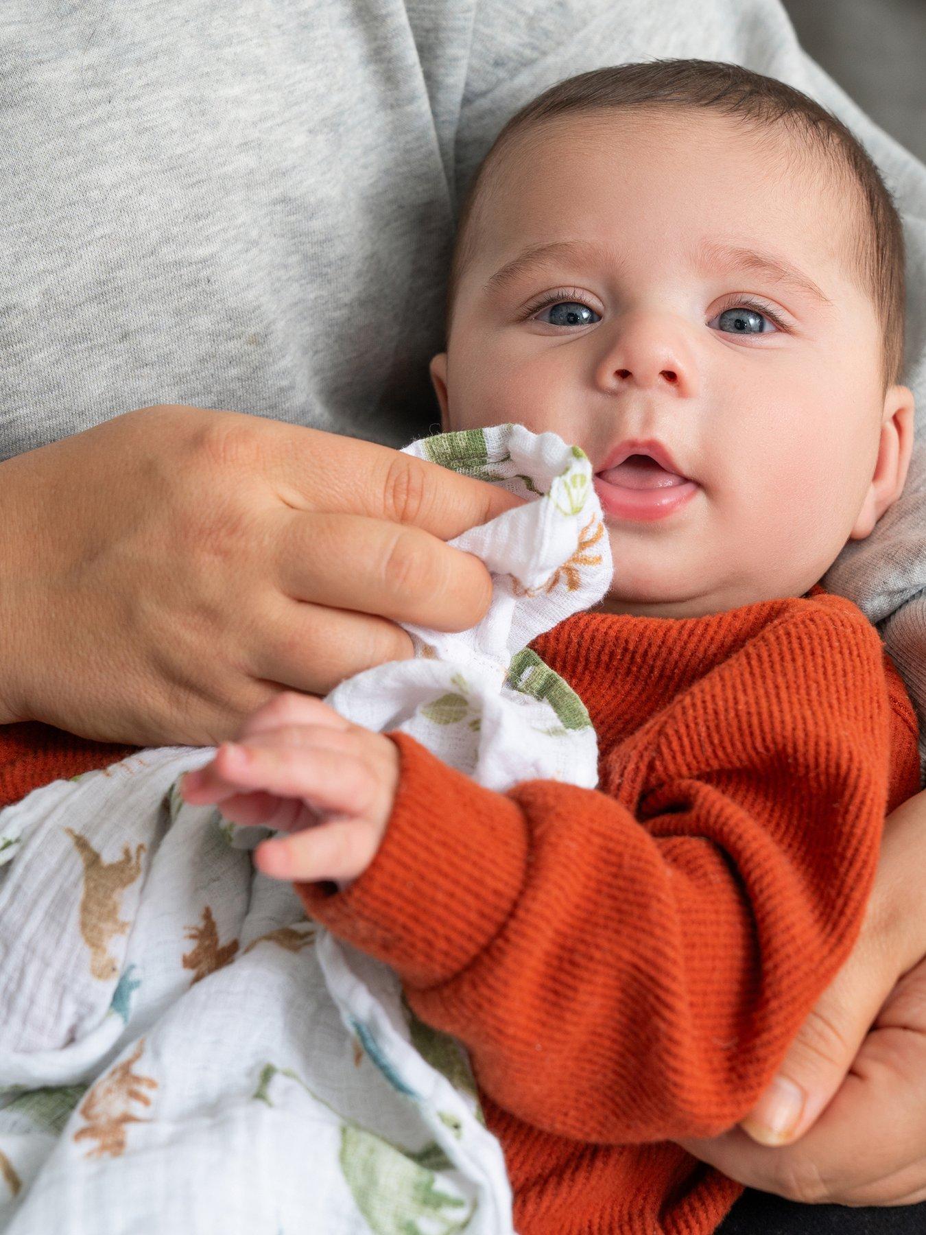 aden + anais Essential 5 Pack Cotton Muslin Squares - Dino Jungle