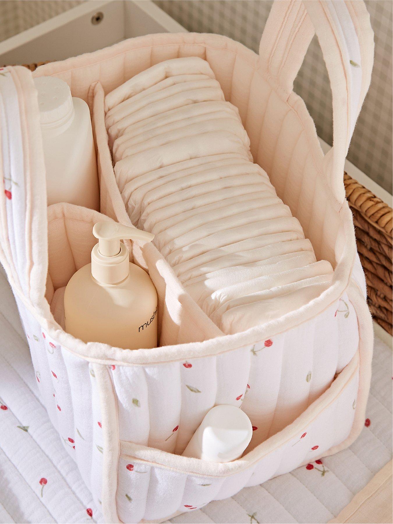 Image 3 of 7 of CuddleCo Nappy Caddy - Ditsy Cherry