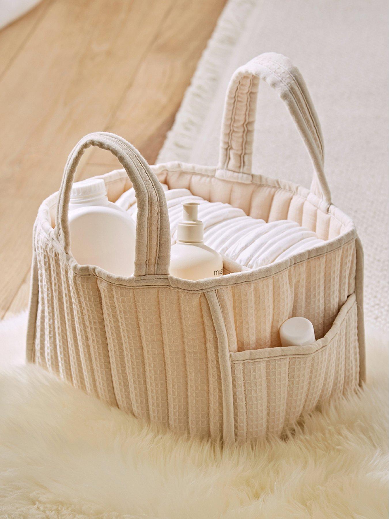 CuddleCo Nappy Caddy - Cashmere Waffle
