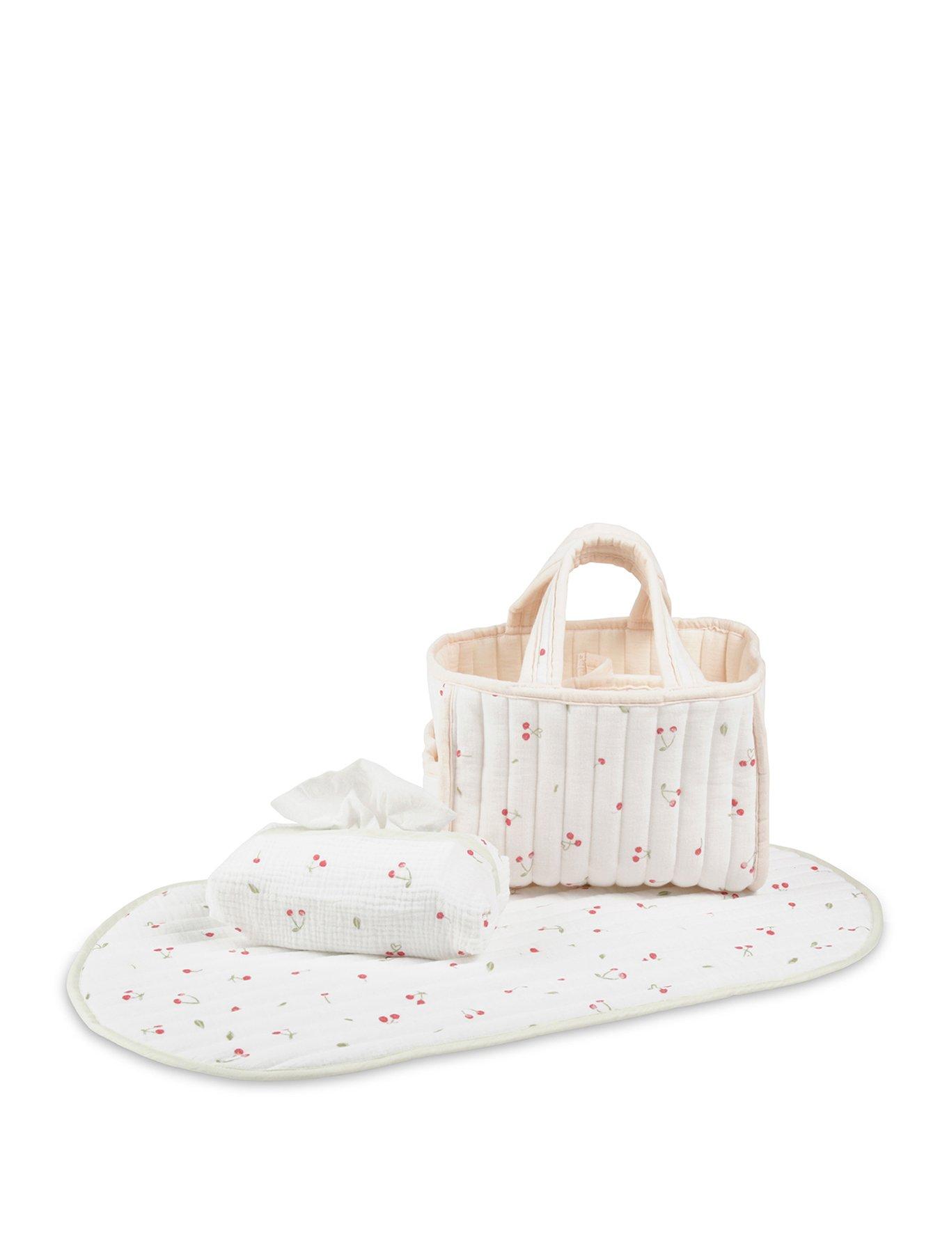 Image 2 of 8 of CuddleCo Changing Set - Ditsy Cherry
