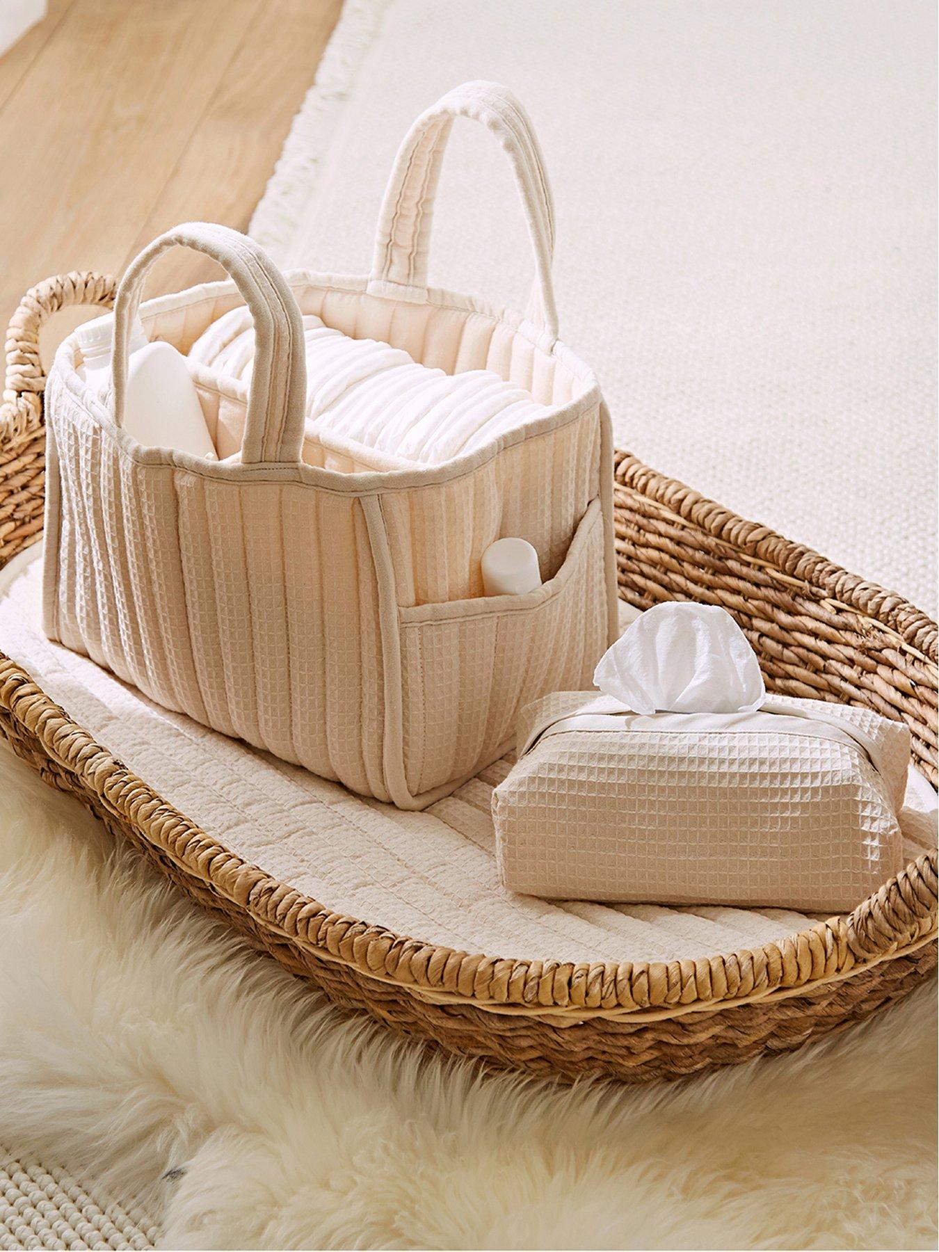 CuddleCo Changing Set - Cashmere Waffle