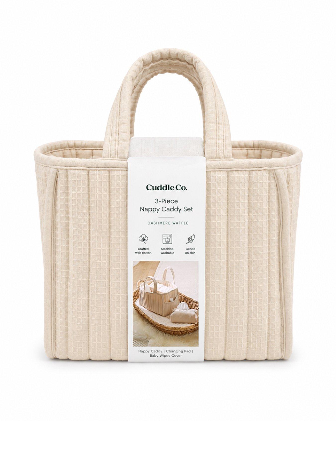 Image 7 of 8 of CuddleCo Changing Set - Cashmere Waffle