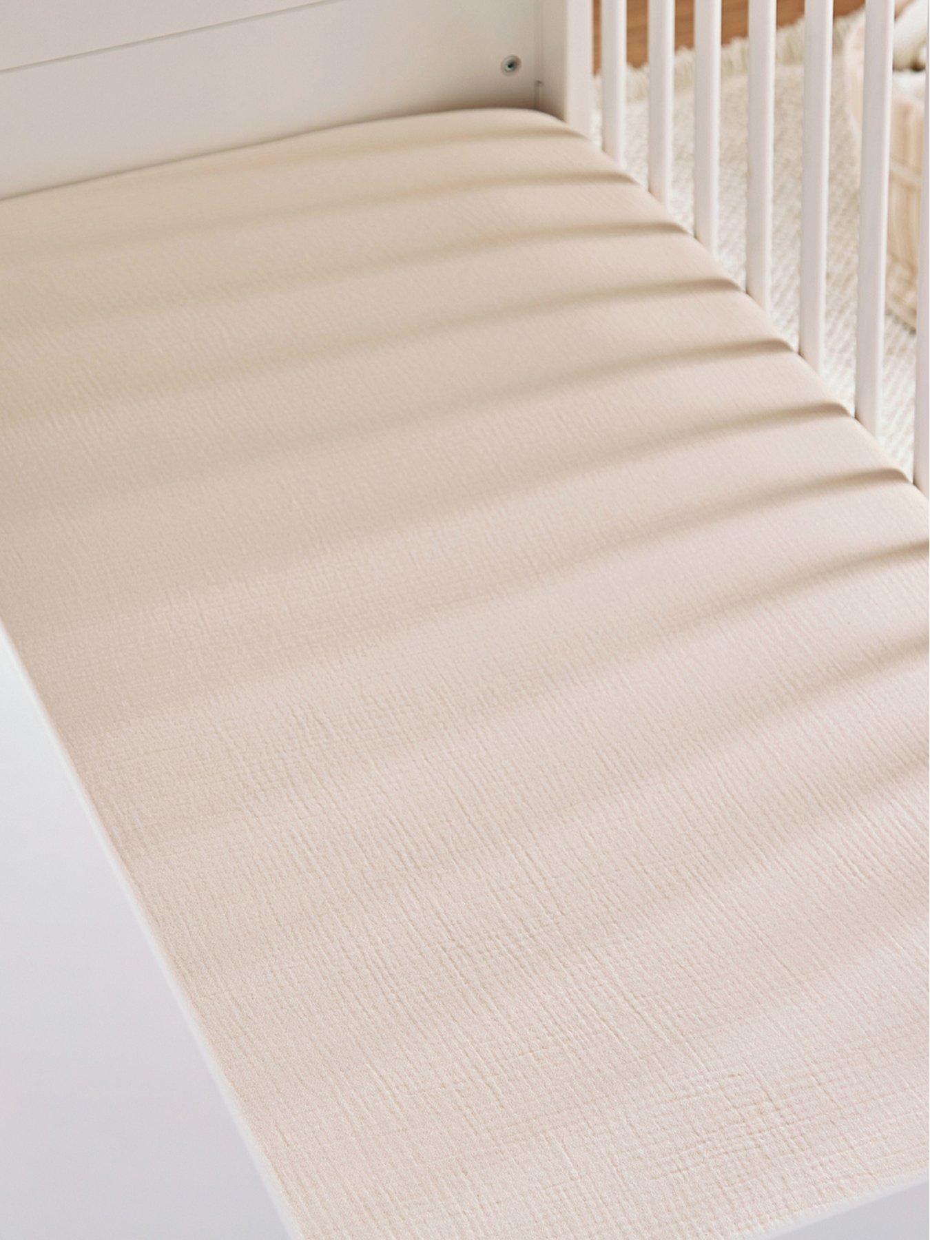CuddleCo Cot Bed Sheets 2pk, One Colour