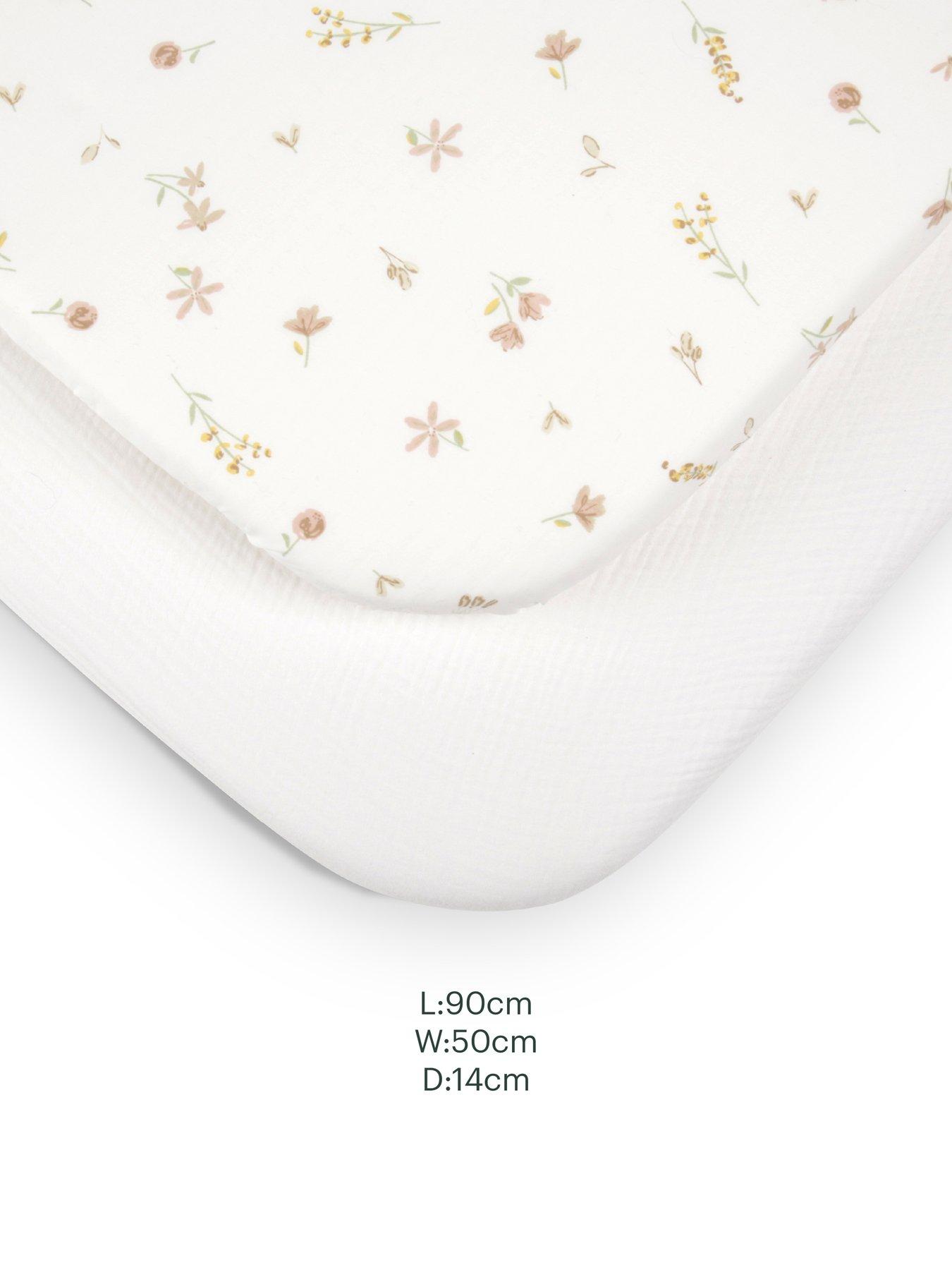 Image 4 of 4 of CuddleCo Universal Crib/ Co Sleeper Sheets 2pk - Cashmere Meadow