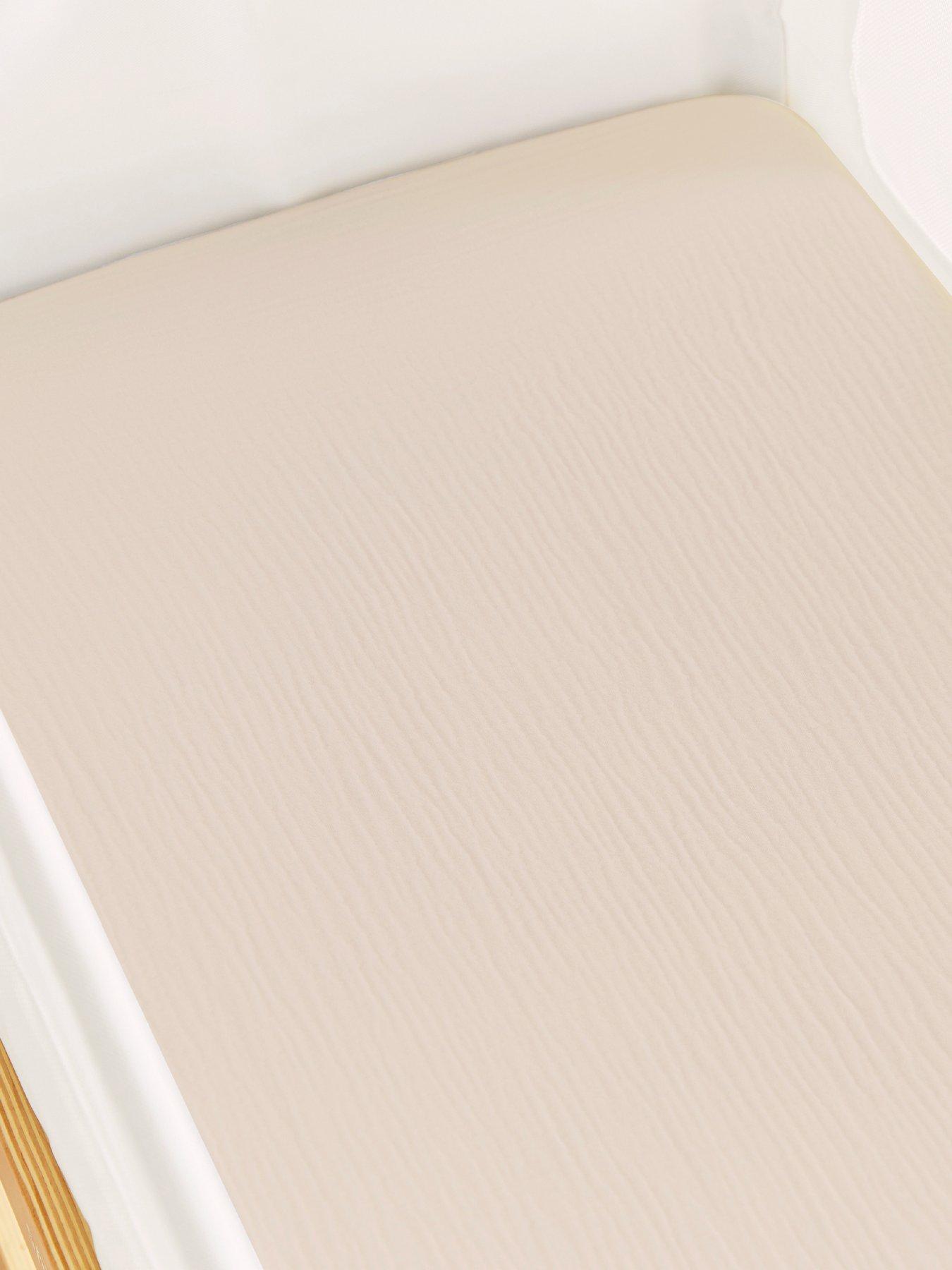 CuddleCo Universal Crib/ Co Sleeper Sheets 2pk - Cashmere Waffle