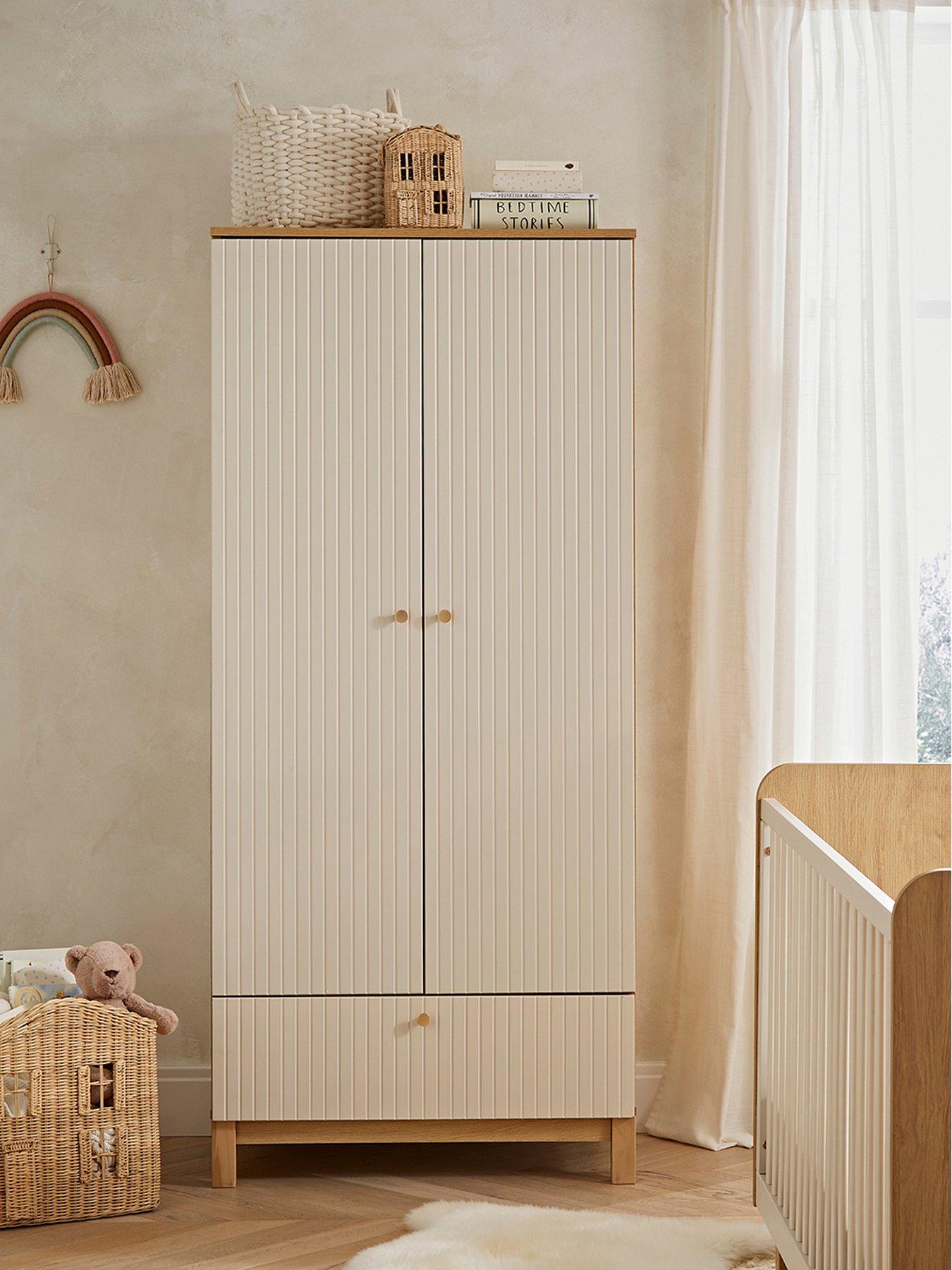 CuddleCo Remi Wardrobe Oak/cashmere