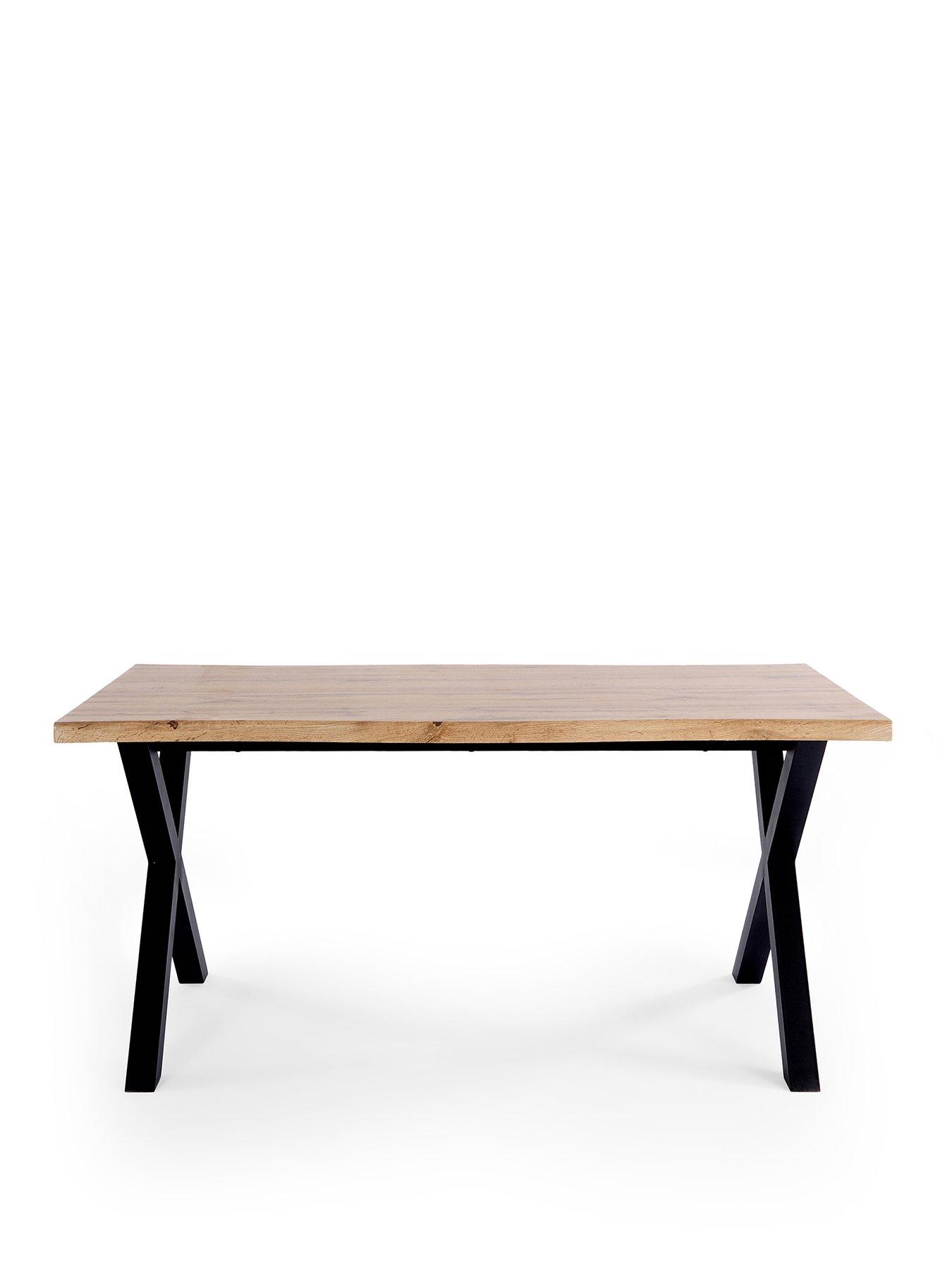 Image 2 of 6 of The Very Collection Mathers 160&nbsp;cm Dining Table - Oak/Black