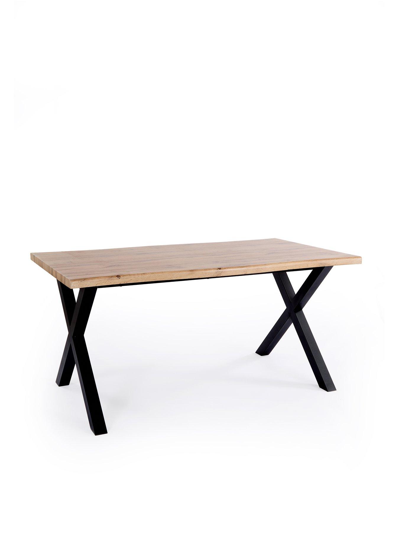Image 3 of 6 of The Very Collection Mathers 160&nbsp;cm Dining Table - Oak/Black