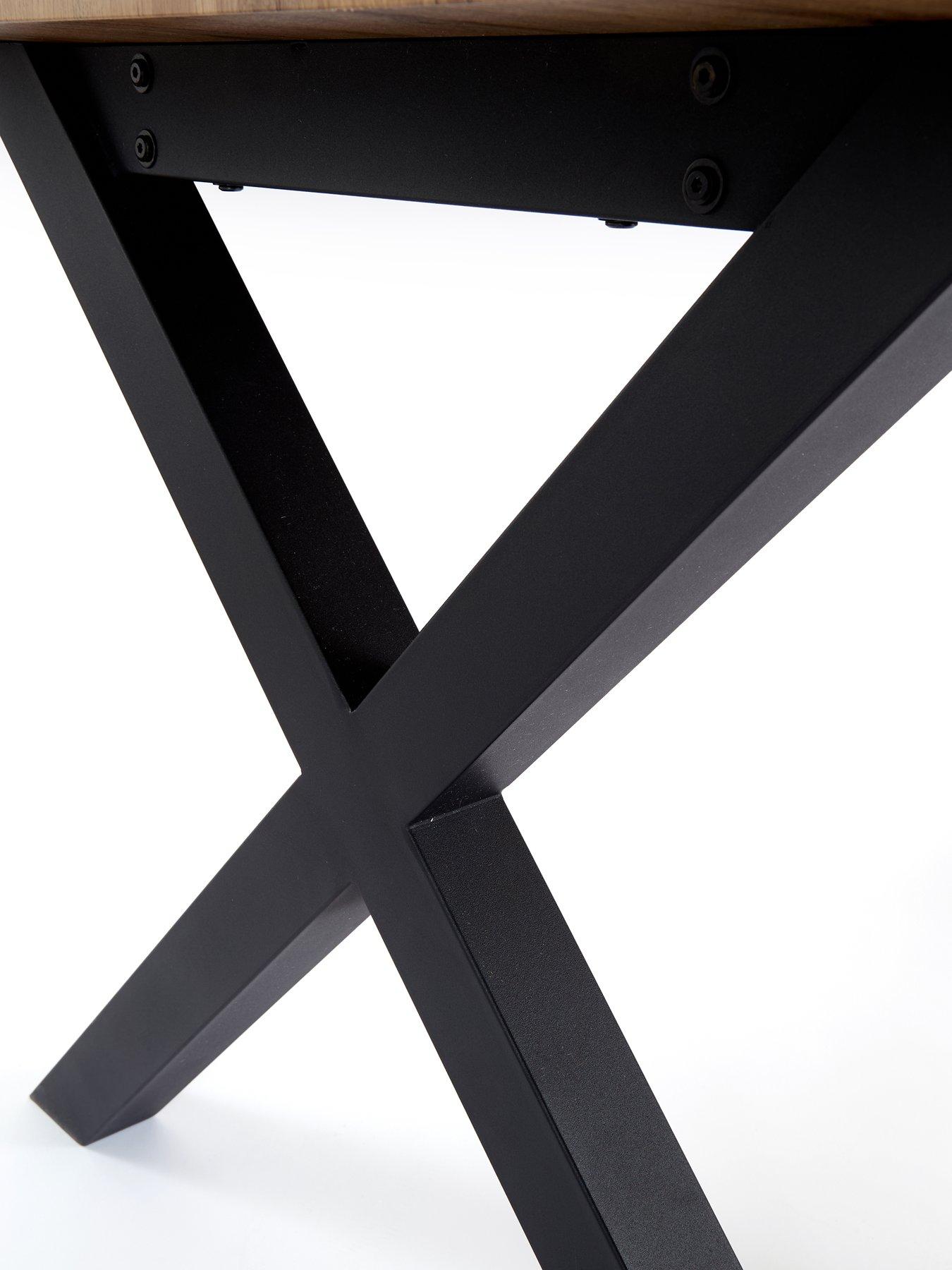 Image 6 of 6 of The Very Collection Mathers 160&nbsp;cm Dining Table - Oak/Black