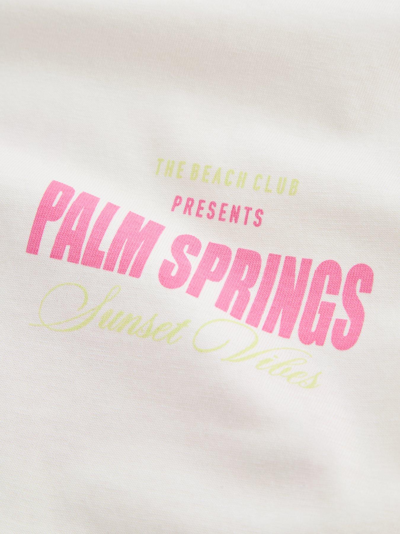Image 4 of 6 of The Very Collection Girls 2 Pack Slogan Oversized Tops