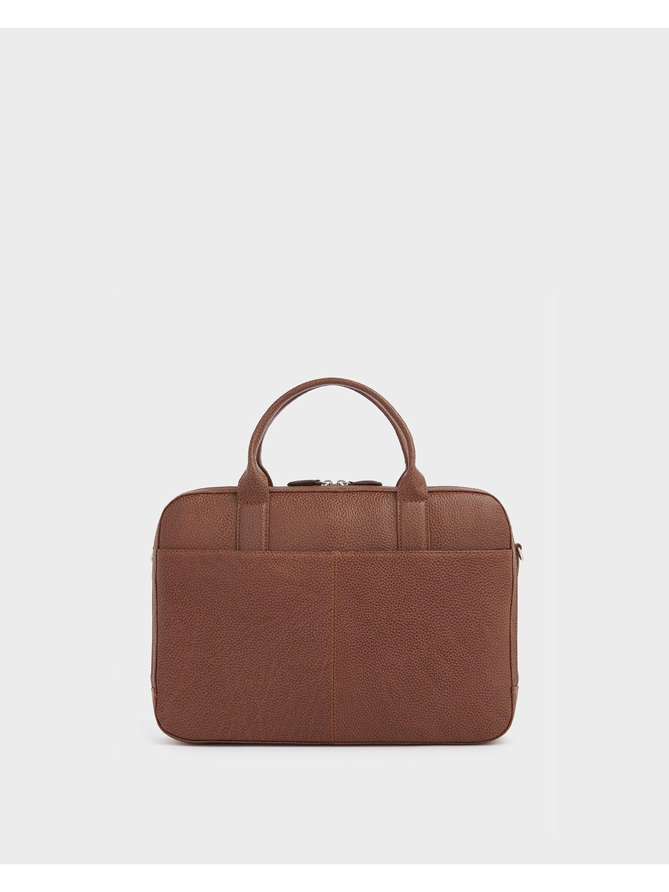 Image 3 of 6 of Osprey London The Chiswick Leather Laptop Bag - Tan