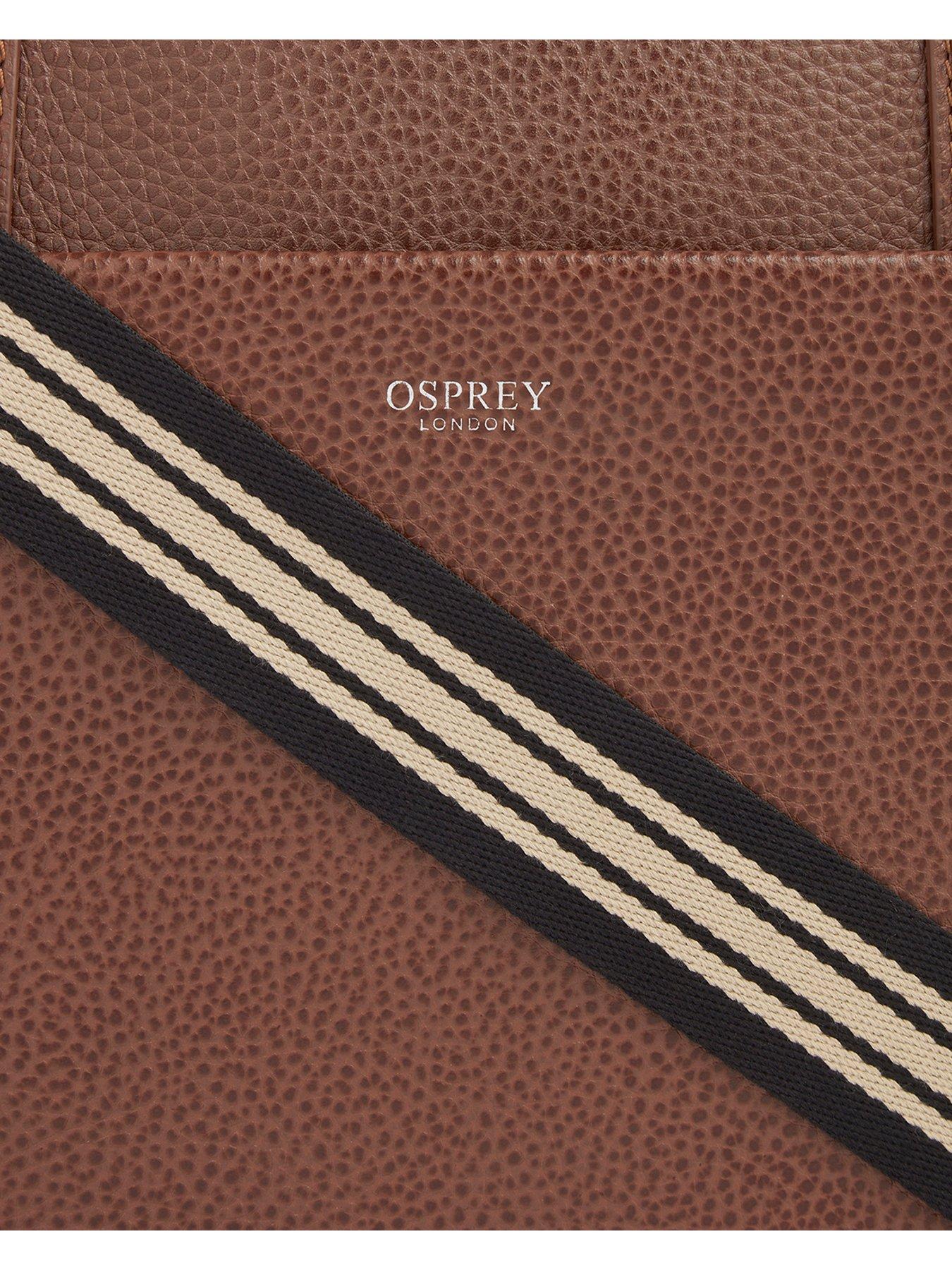 Image 5 of 6 of Osprey London The Chiswick Leather Laptop Bag - Tan