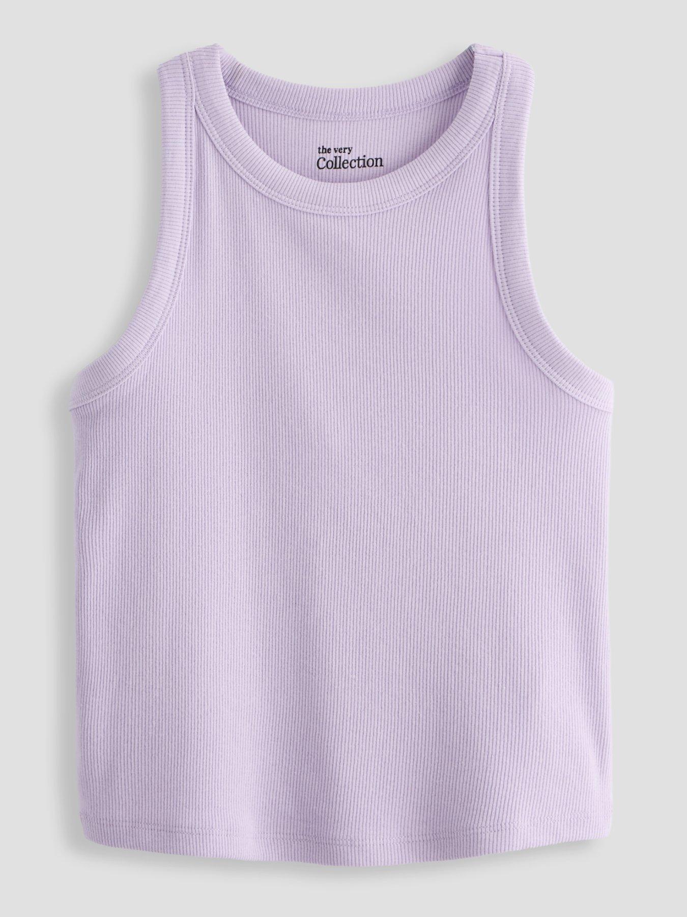 Image 2 of 6 of The Very Collection Girls 3 Pack Vests