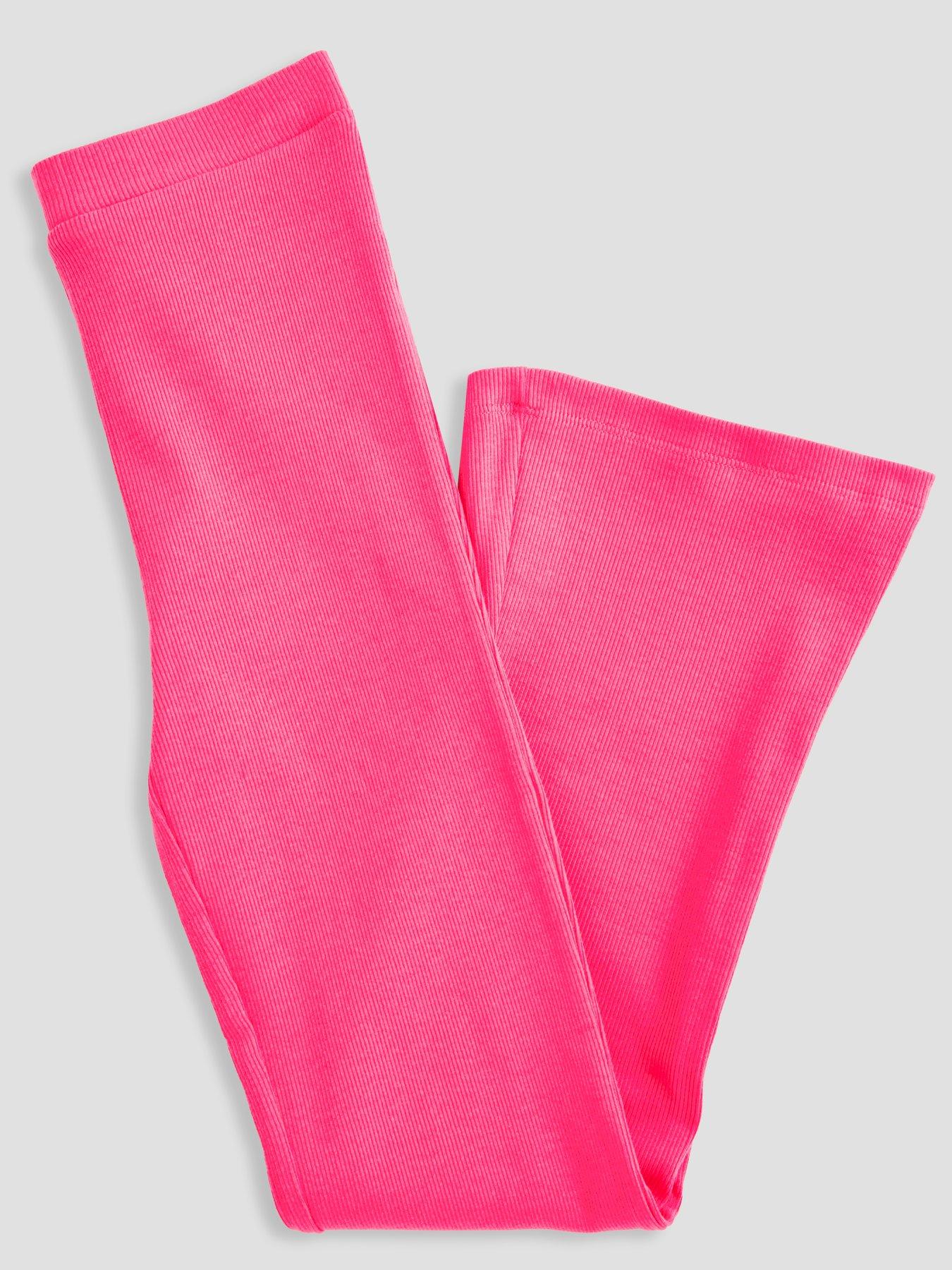 Image 5 of 5 of The Very Collection Girls Two Rib Pack Flare Leggings - Multi