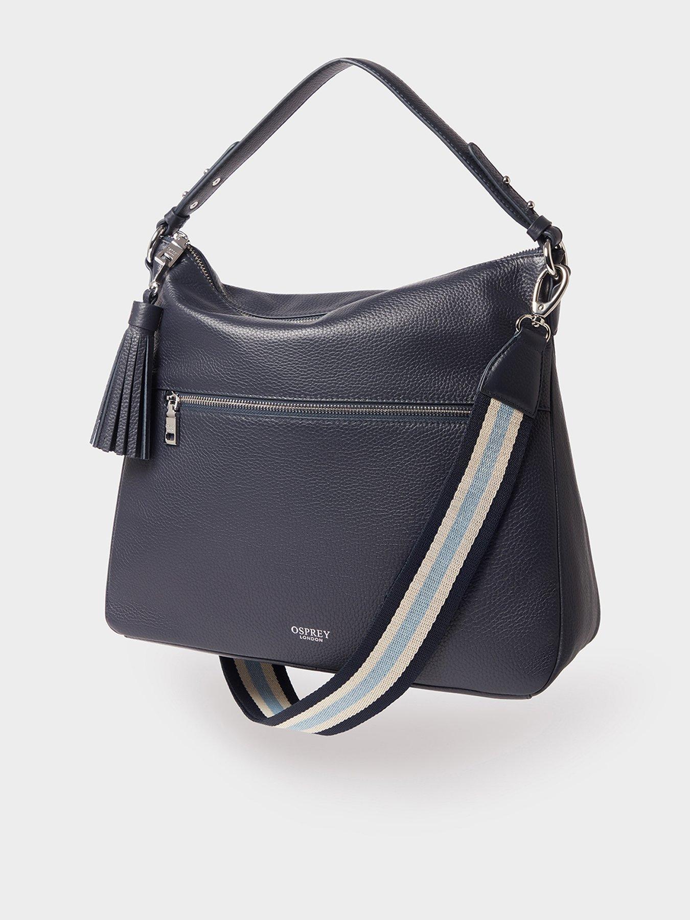 Image 1 of 5 of Osprey London The Stella Leather Hobo Bag