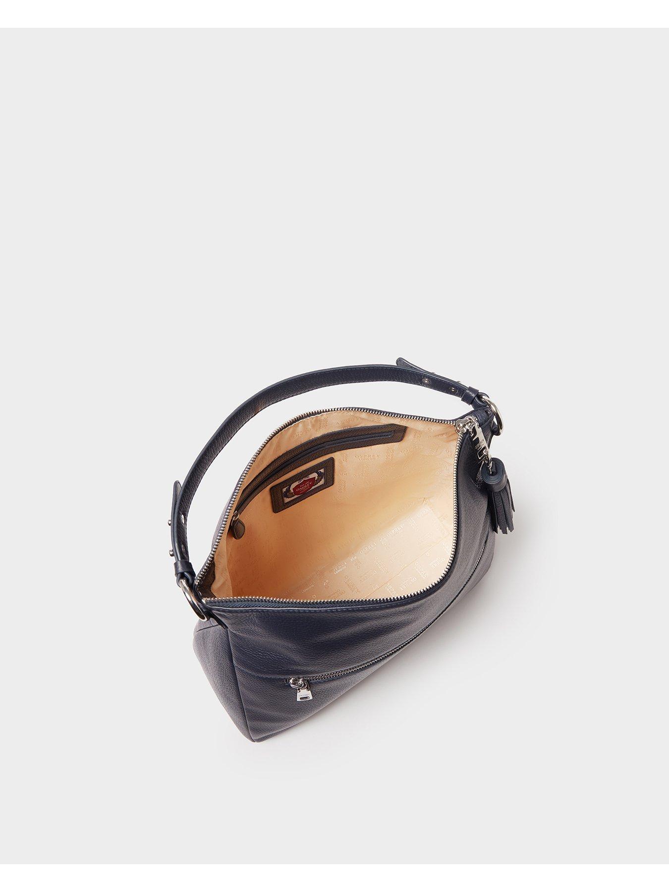 Image 5 of 5 of Osprey London The Stella Leather Hobo Bag