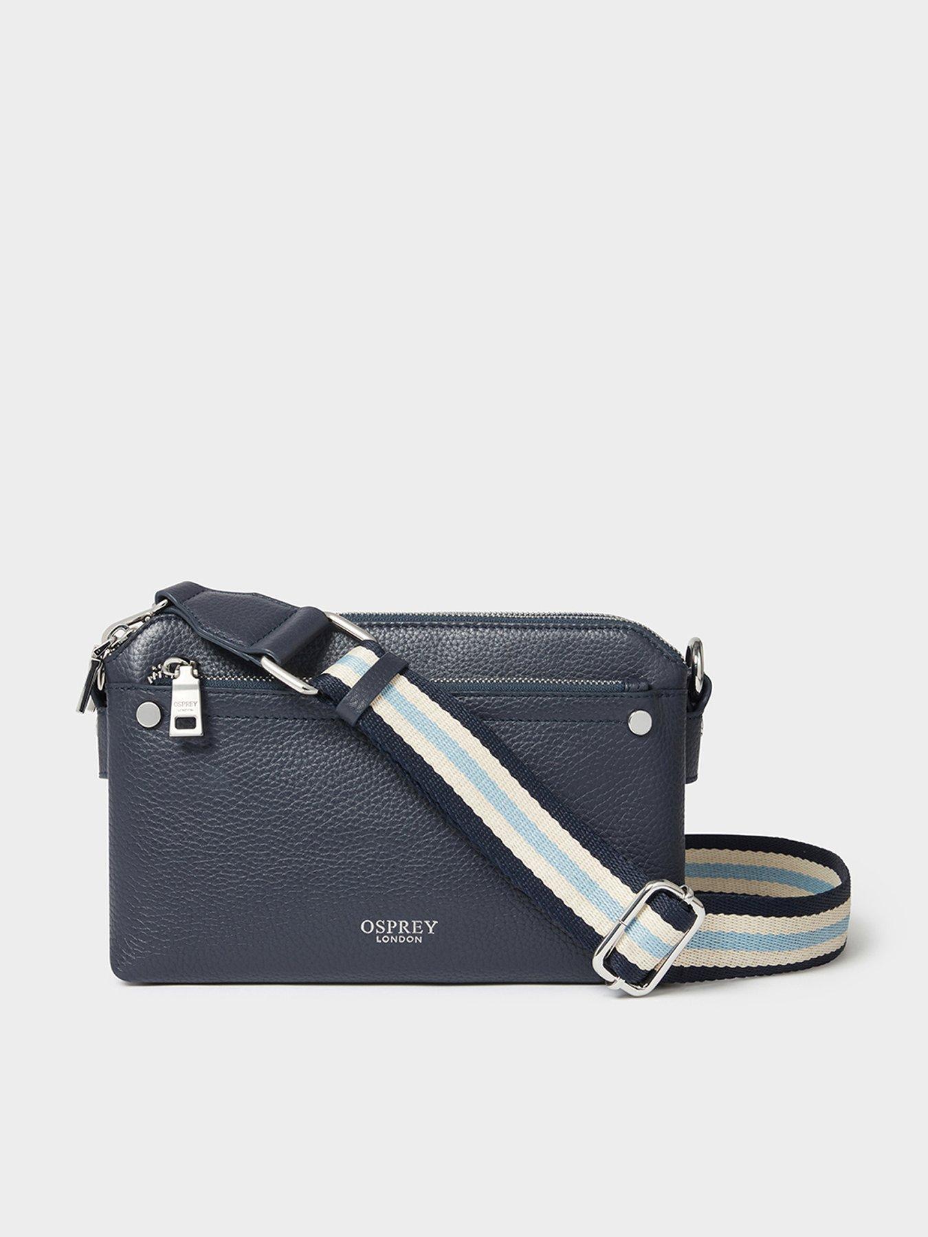 Image 1 of 5 of Osprey London The Stella Leather Crossbody Bag