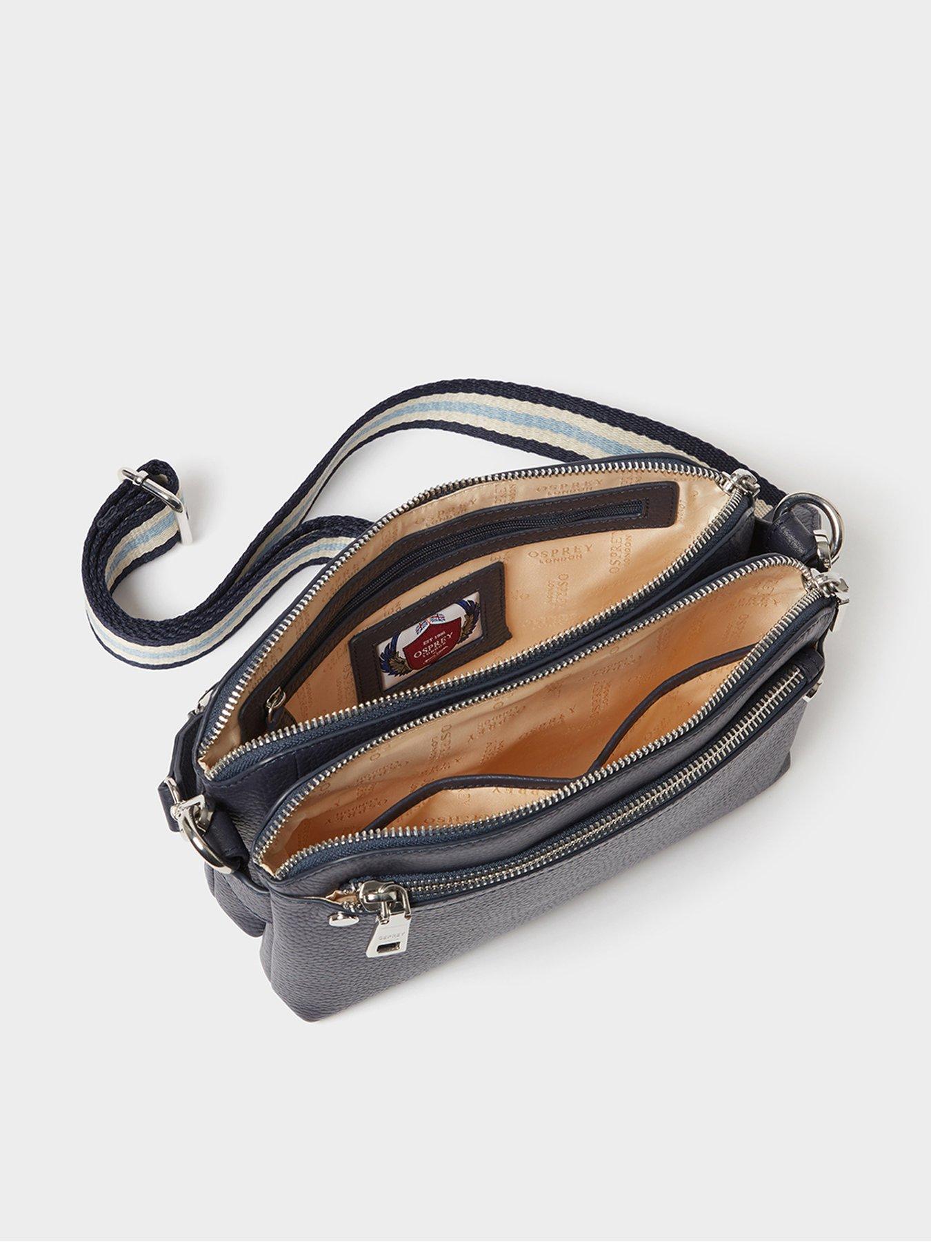 Image 5 of 5 of Osprey London The Stella Leather Crossbody Bag
