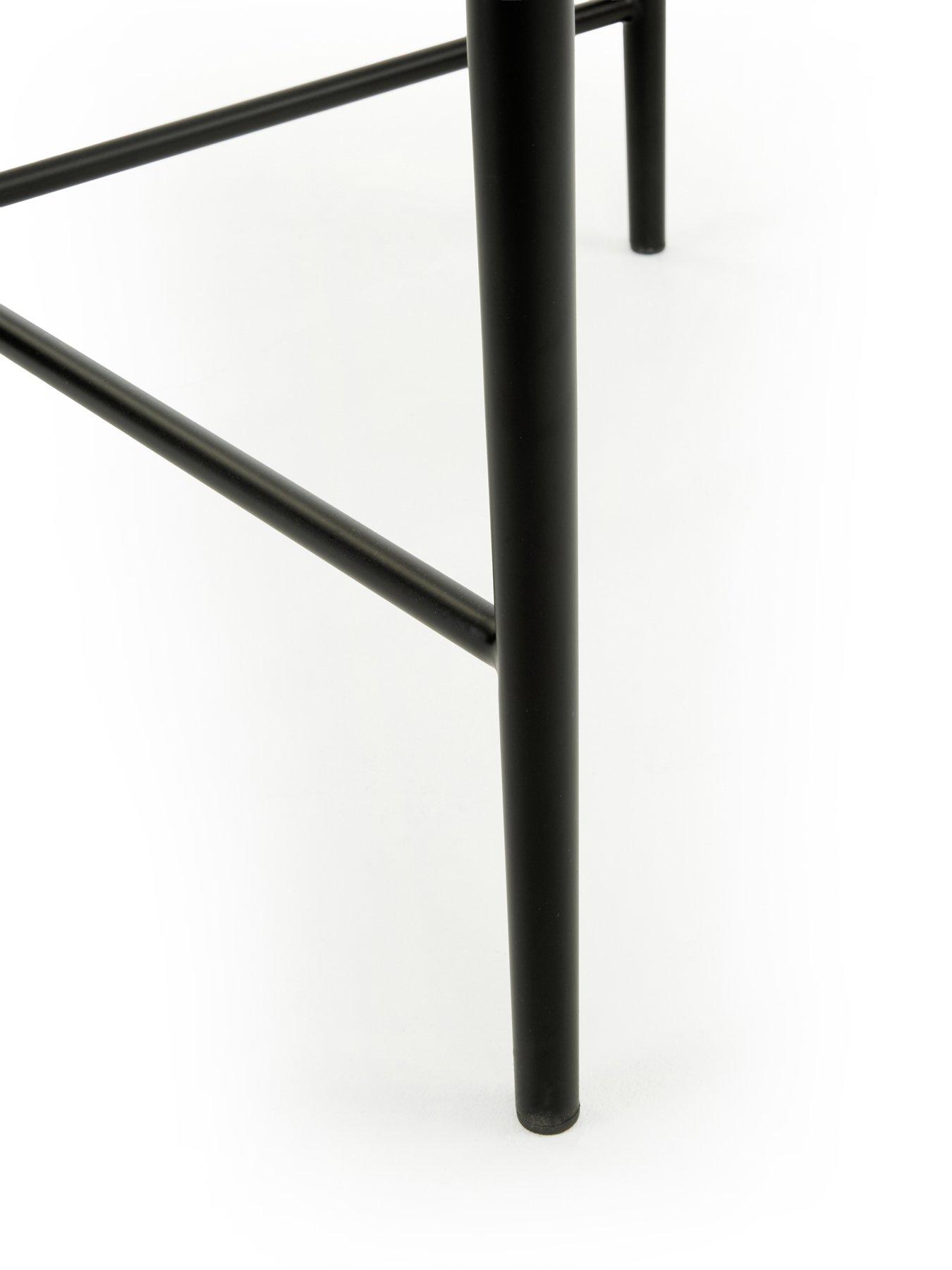 Image 4 of 4 of The Very Collection Link Glass Top&nbsp;Coffee Table - Black