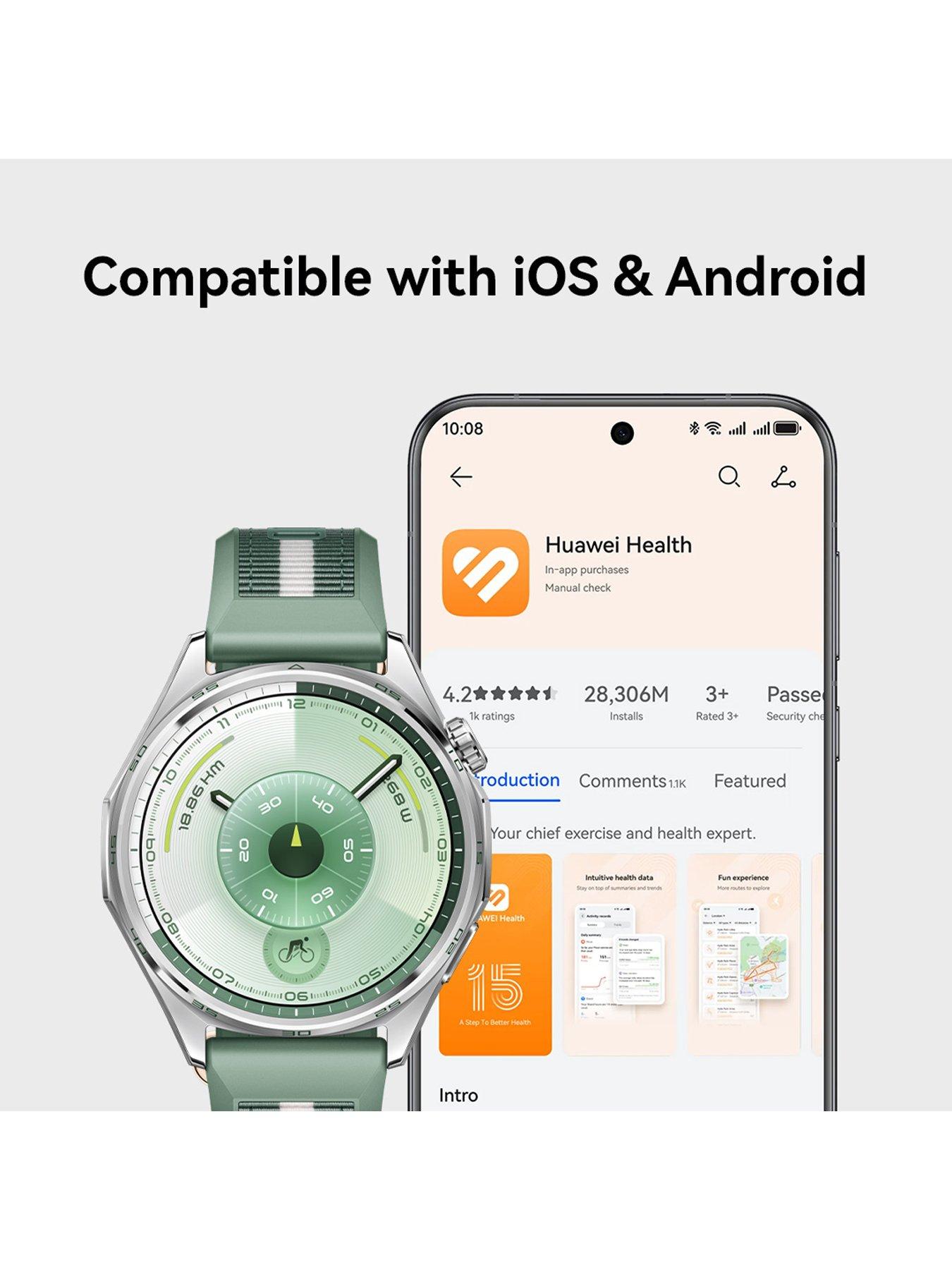 Image 7 of 7 of Huawei GT6 46mm Watch -&nbsp;Green