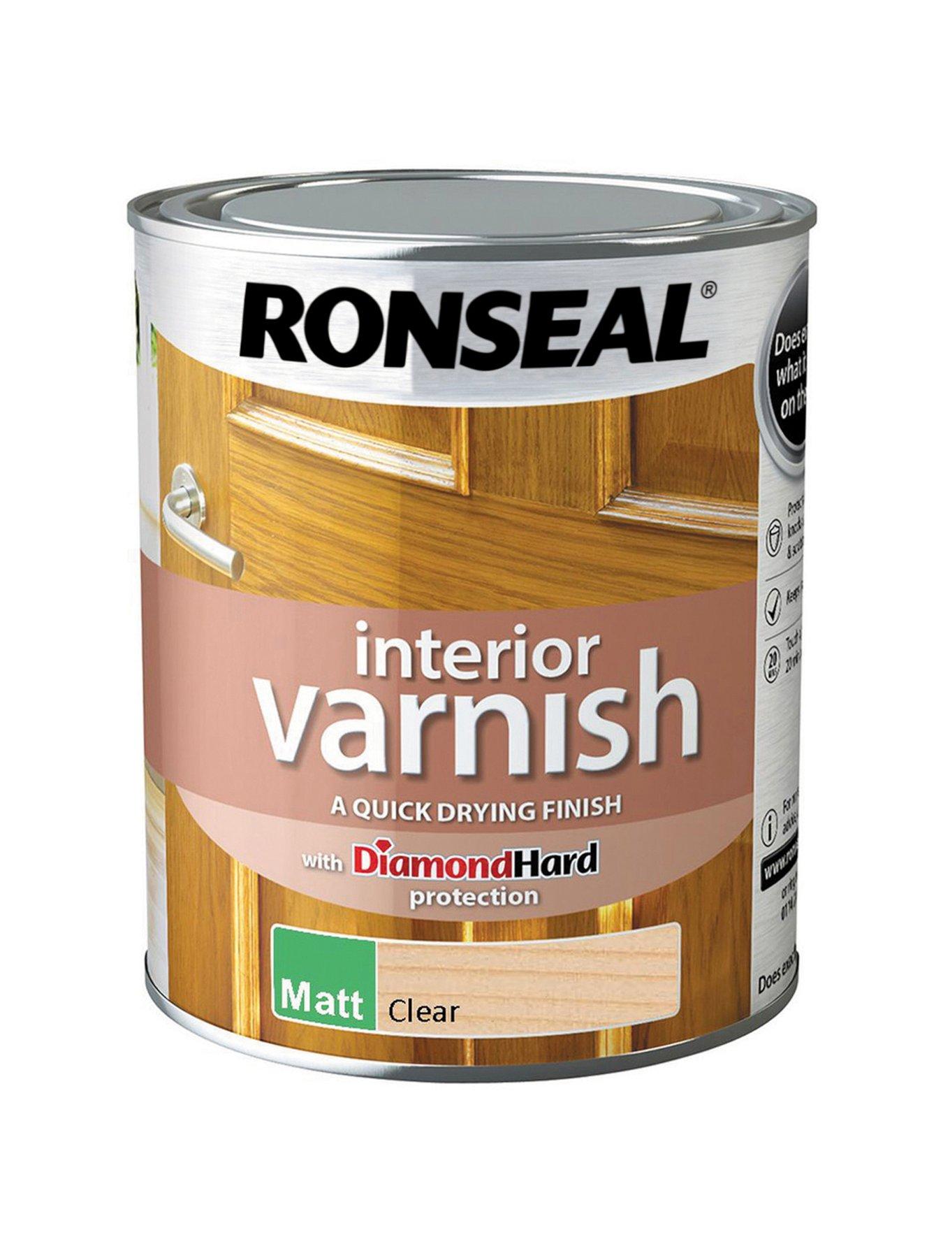 Ronseal Interior Varnish Quick Dry Matt Clear 750ml