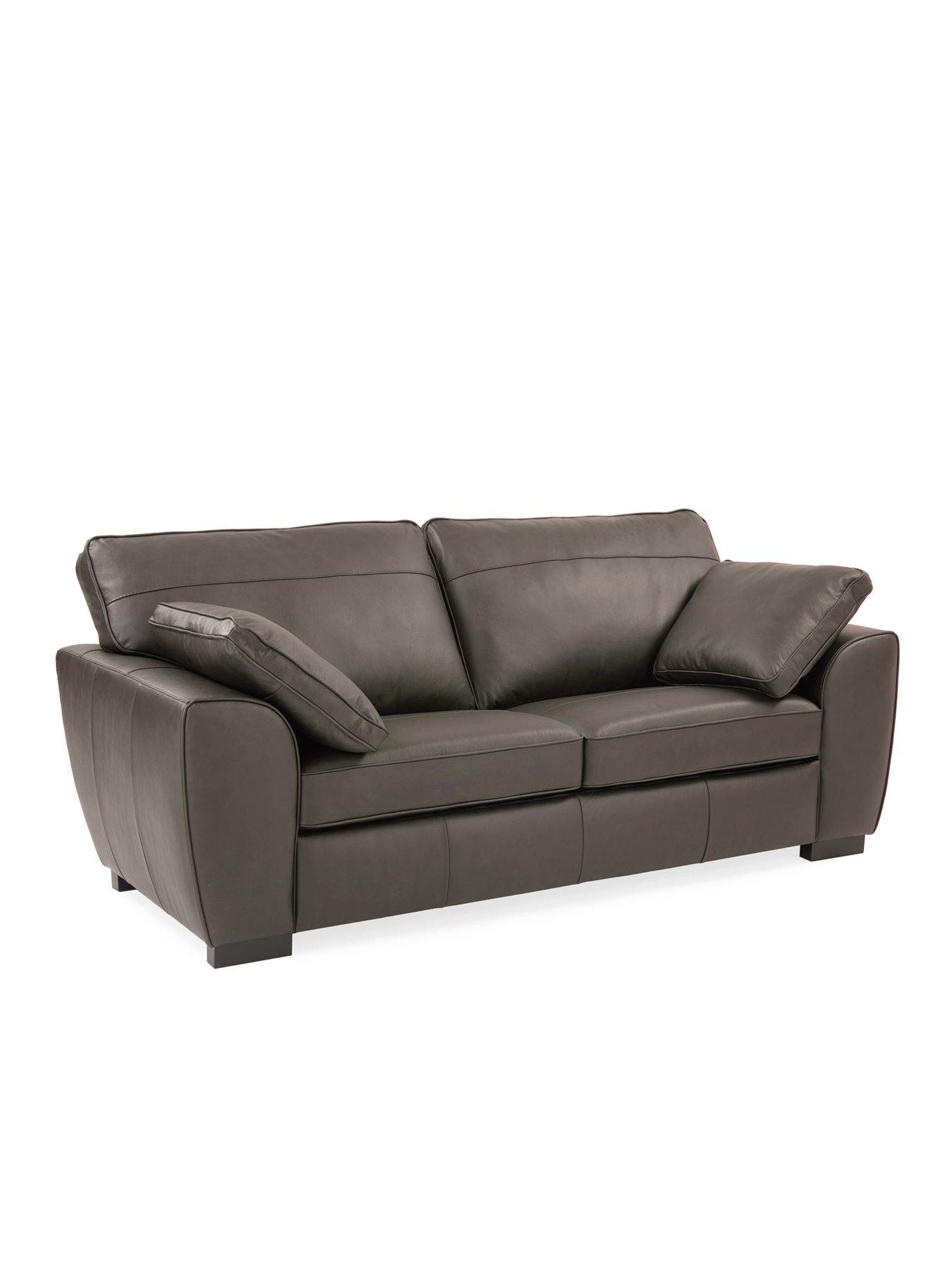 Image 3 of 6 of The Very Collection Sona 3 + 2 Seater Leather Sofa Set (Buy &amp; SAVE!)&nbsp;- FSC&reg; Certified