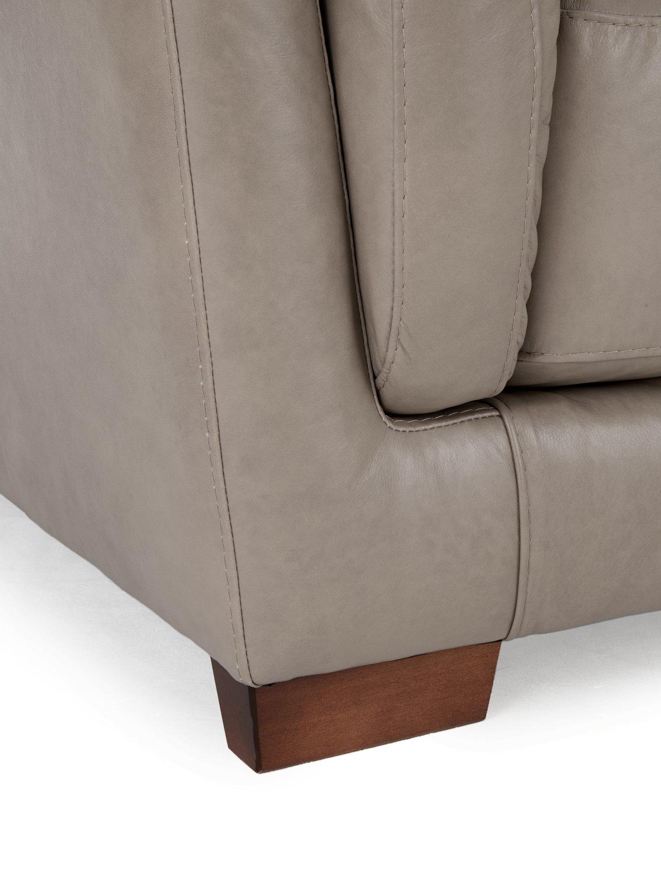 Image 5 of 5 of The Very Collection Morena 3 + 2 Seater Leather Sofa Set - FSC&reg; Certified