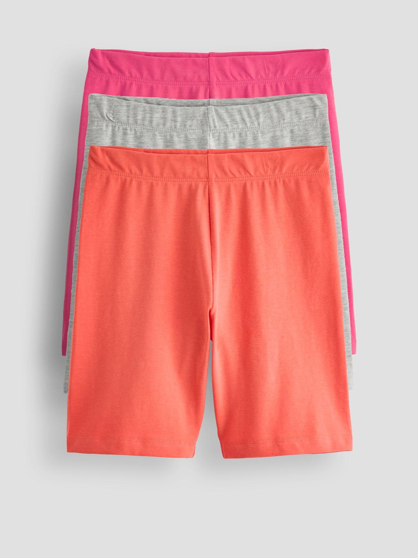 The Very Collection Girls 3 Pack Cycling Shorts - Multi