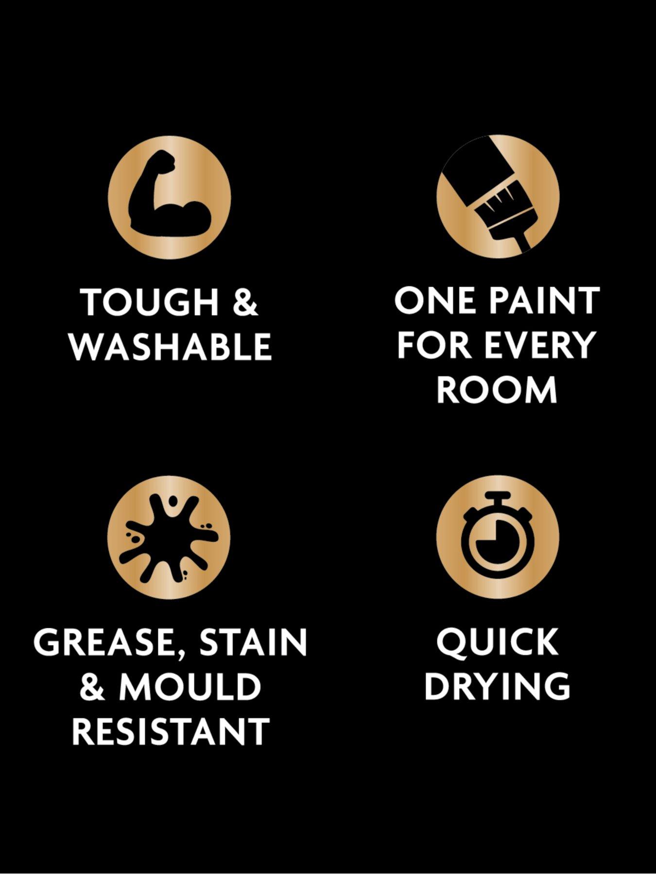 Image 5 of 7 of Ronseal One Coat Everywhere Interior Paint Hazy Pink Matt 2.5 Litre