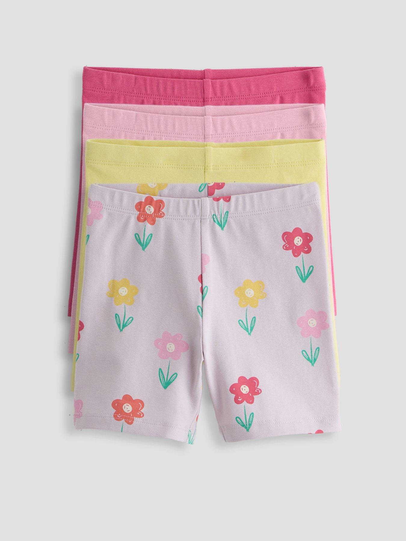 Image 1 of 5 of The Very Collection Girls 4 Pack Jersey Cycling Short