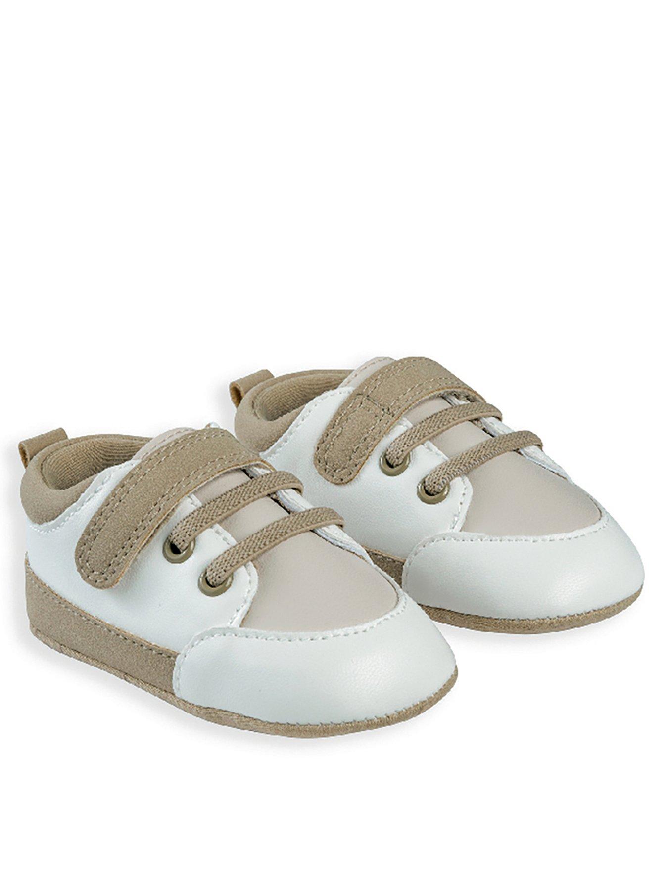 Mamas & Papas Baby Boys Suede Detail Trainers - Brown