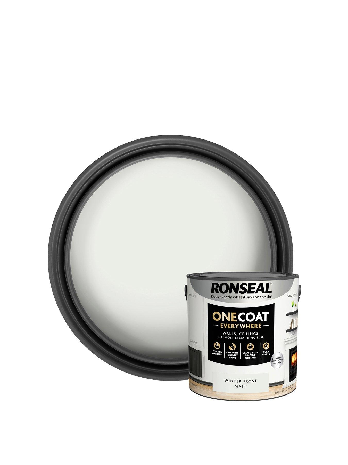 Image 1 of 7 of Ronseal One Coat Everywhere Interior Winter Frost Matt 2.5 Litre