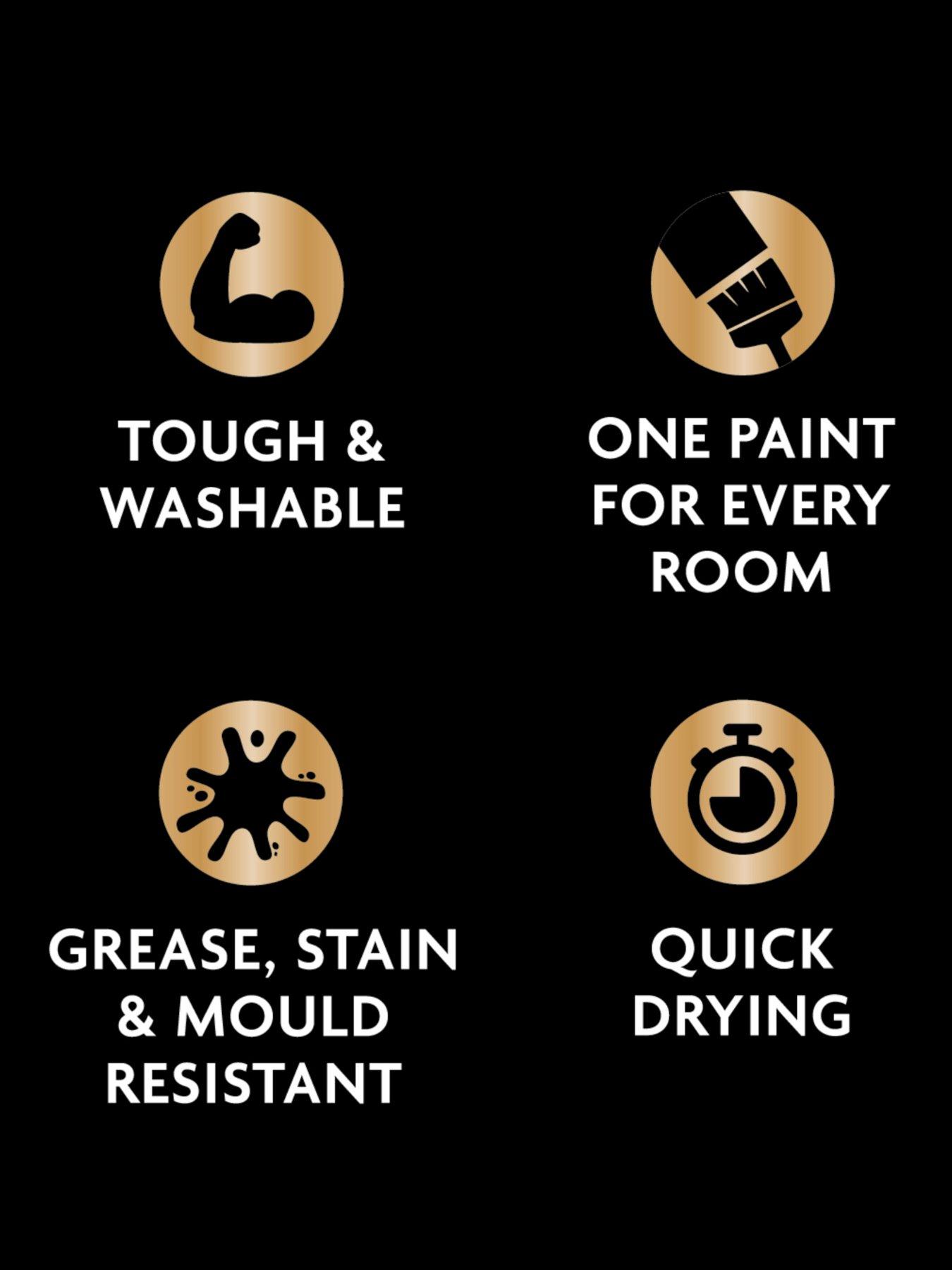 Image 6 of 7 of Ronseal One Coat Everywhere Interior Winter Frost Matt 2.5 Litre