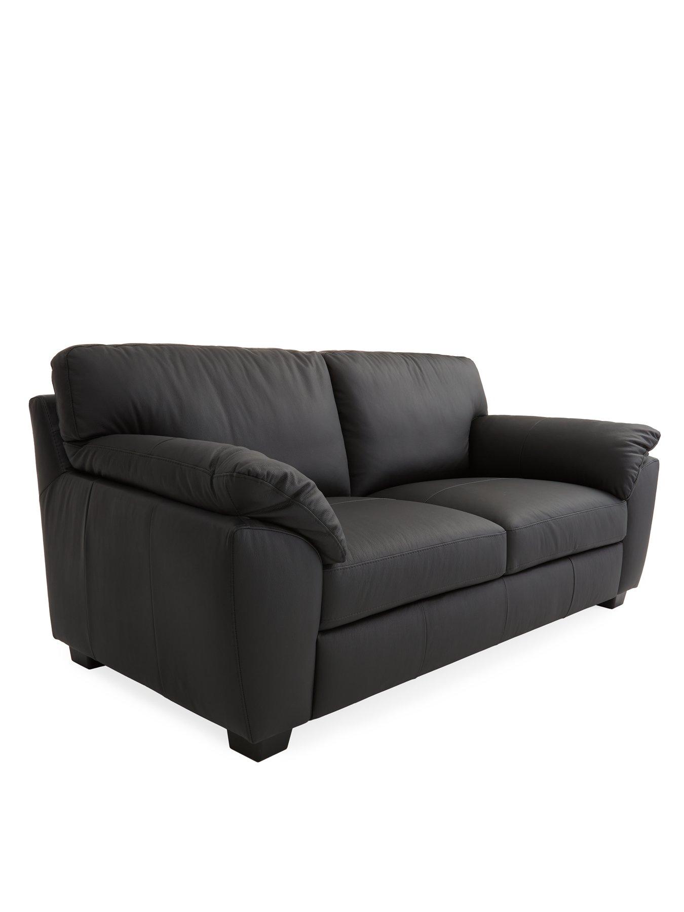 Image 3 of 7 of The Very Collection Montreal 3 + 2 Seater Leather Sofa Set - FSC&reg; Certified