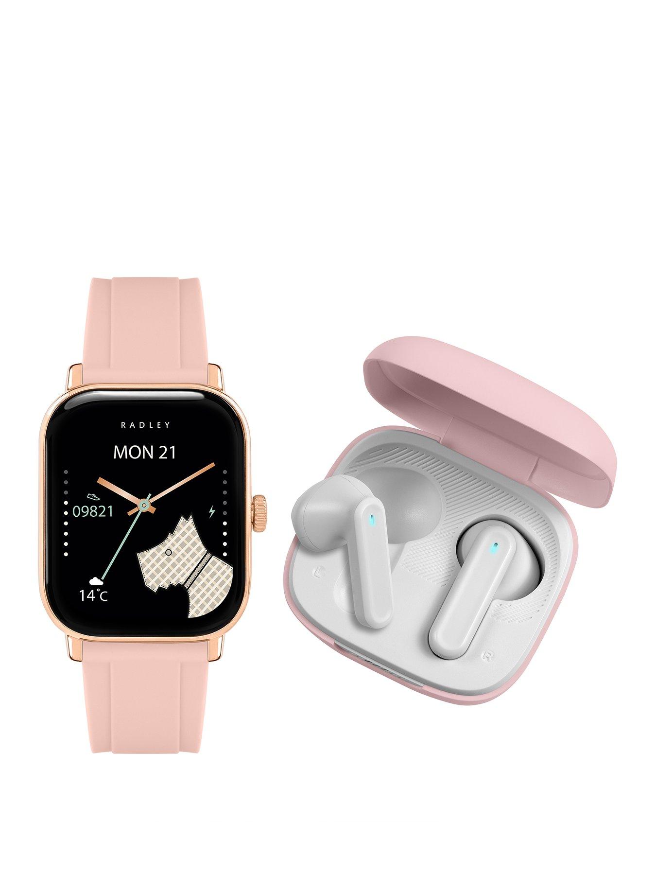 Radley Series 56 Cobweb Silicone Strap Smartwatch  &  Tws Set - TFT/Calling