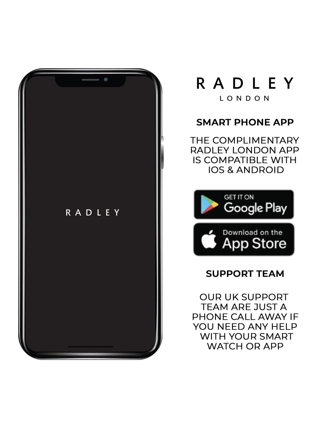 Image 6 of 6 of Radley Series 56 Salt Leather Strap And Ink Silicone Strap Smartwatch - TFT/Calling