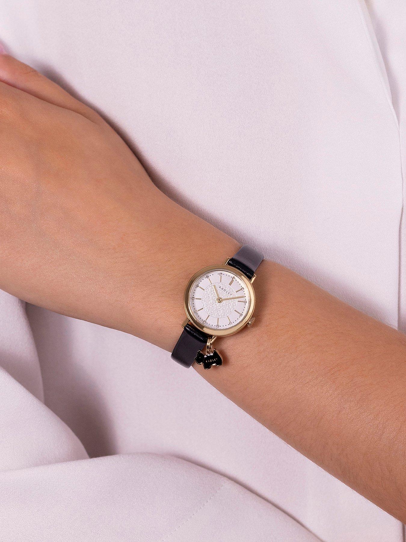 Image 2 of 3 of Radley Ladies Selby Street Black Leather Strap Watch