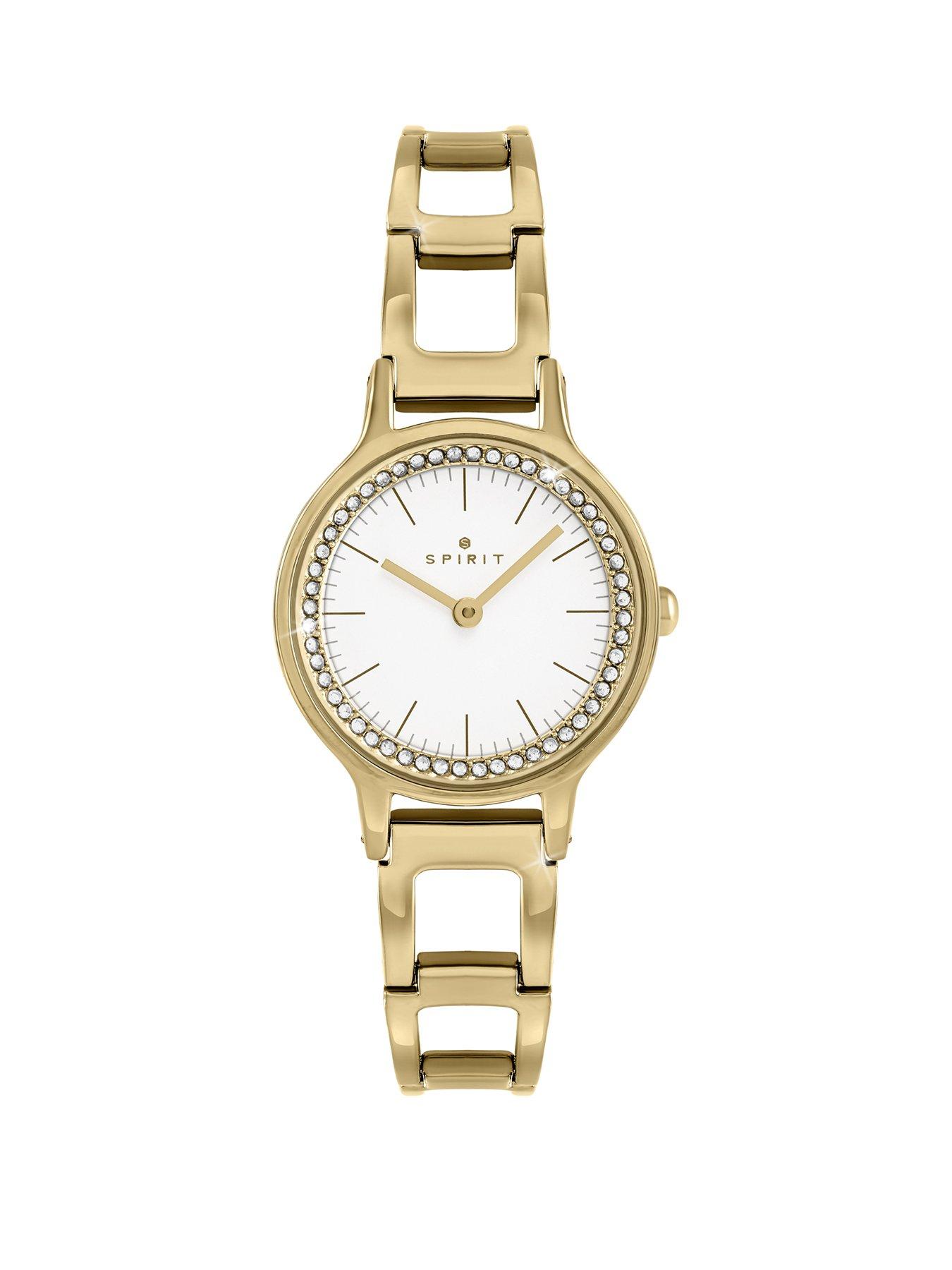 Spirit Ladies Gold Plated Bracelet Watch