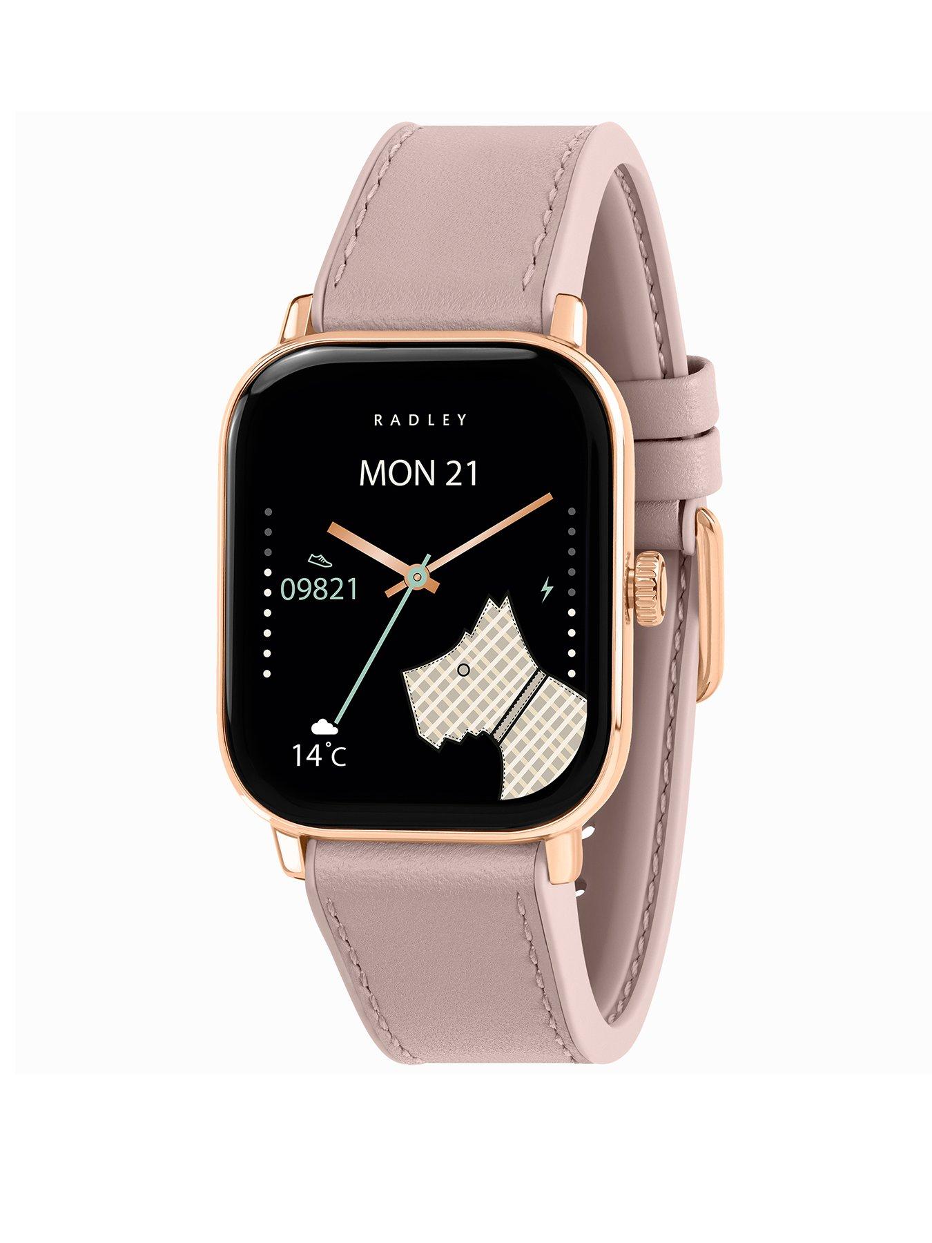 Radley SERIES 56 COBWEB LEATHER SILICONE STRAP SMARTWATCH - TFT/CALLING