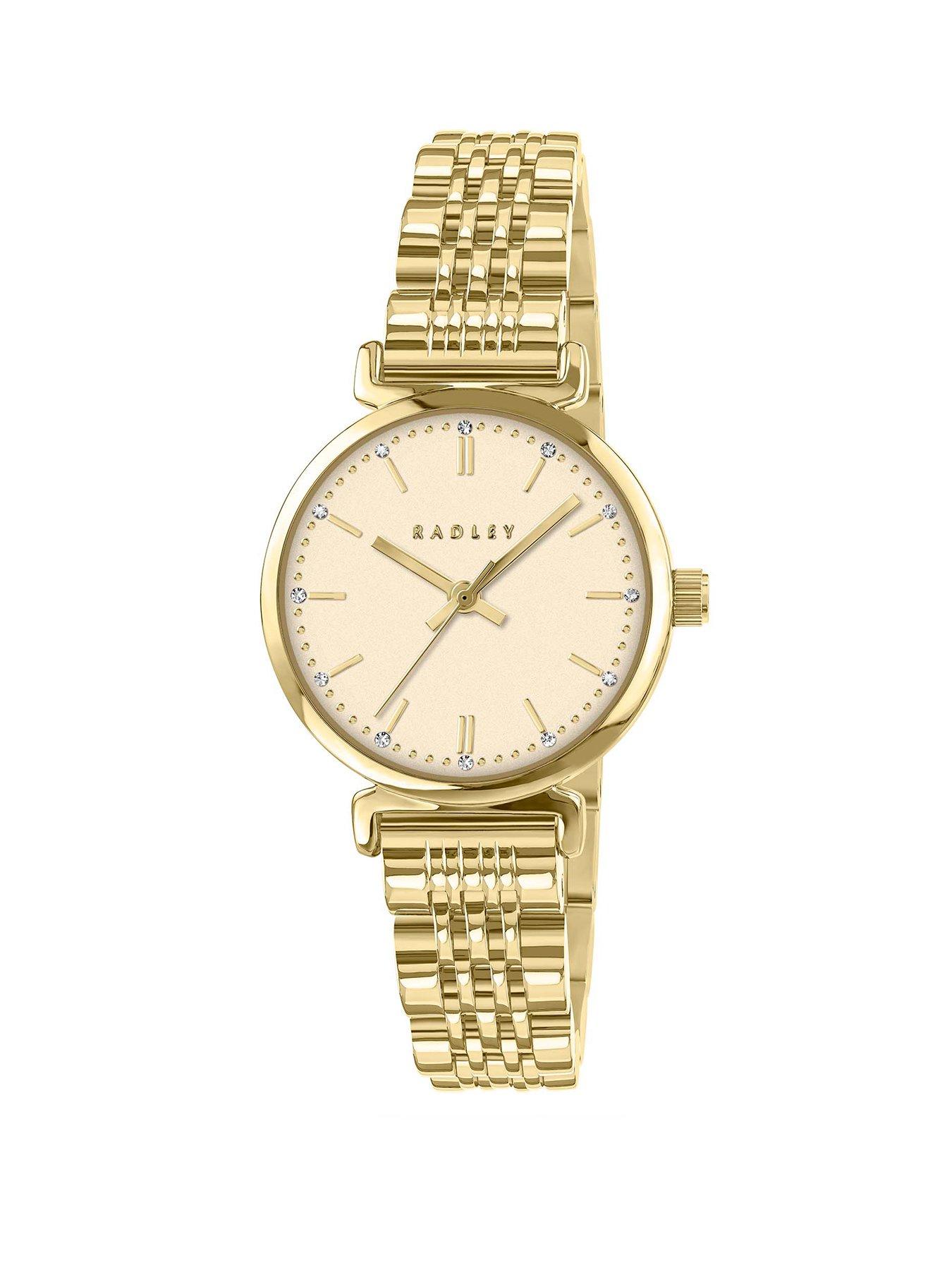 Radley ladies Mini T-bar Gold Bracelet Watch